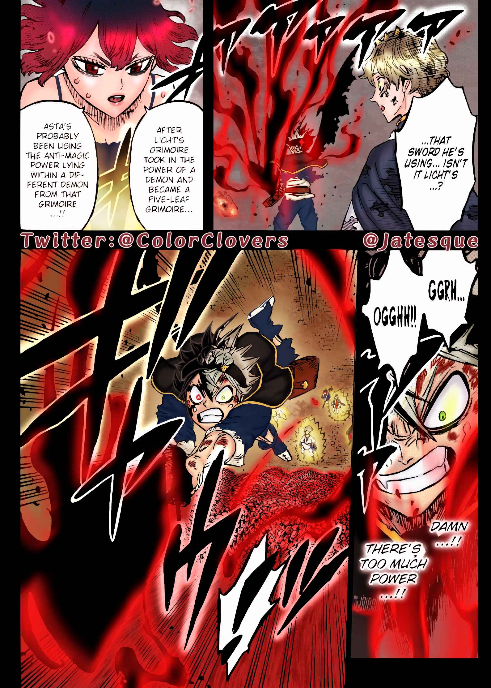 Page 6 Chapter 208 Black Clover (Fan Colored)