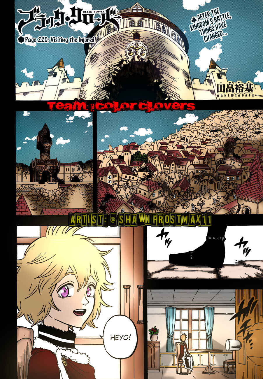 Page 3 Chapter 220 Black Clover (Fan Colored)
