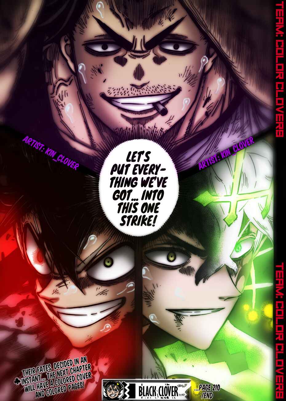 Page 17 Chapter 210 Black Clover (Fan Colored)