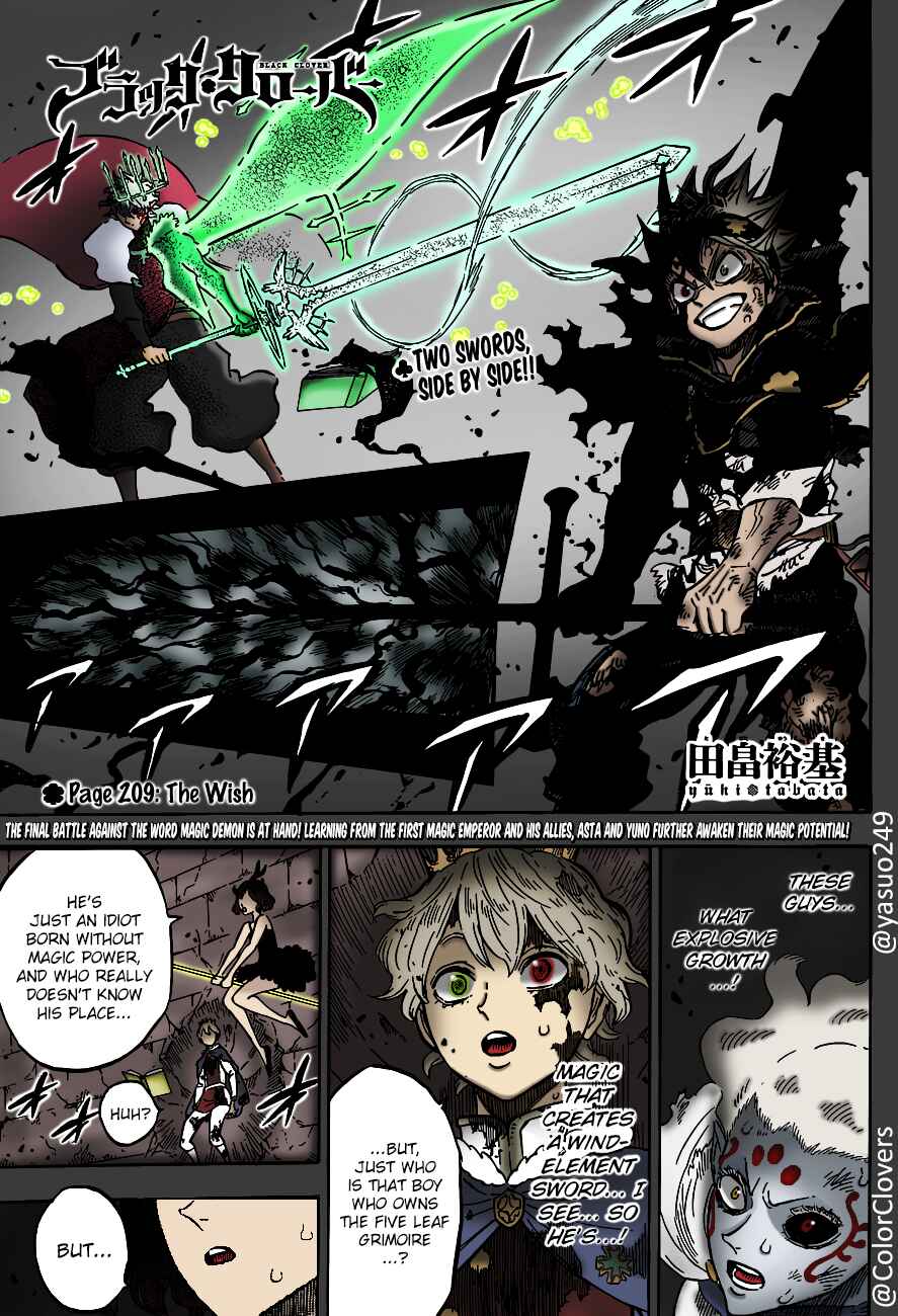 Page 3 Chapter 209 Black Clover (Fan Colored)