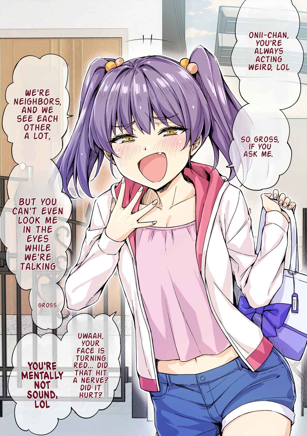 Page 1 Chapter Unknown_e047 Kinjo no Mesugaki-chan ni Aoraremakutta Kekka (Official Colored)