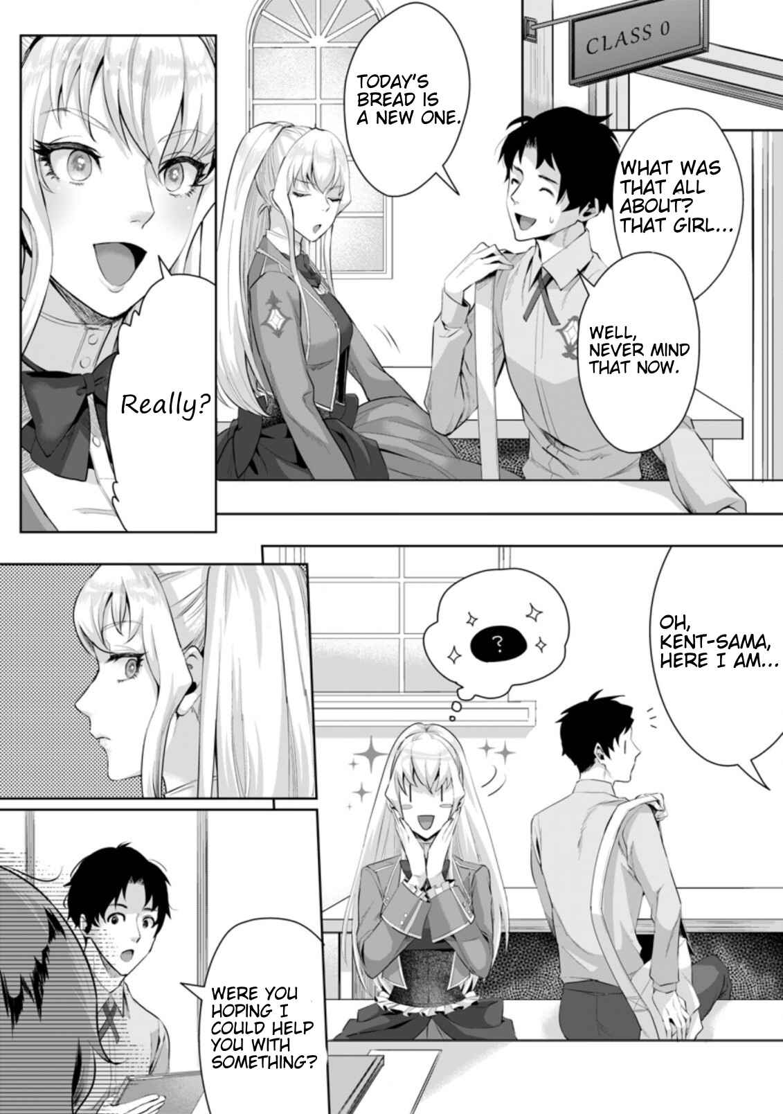 Page 2 Chapter 4.1 Gakuen Mono no Otome Game no Sekai ni Tensei Shita kedo, Cheat-mochi no Haikei Danshi Seito datta you desu