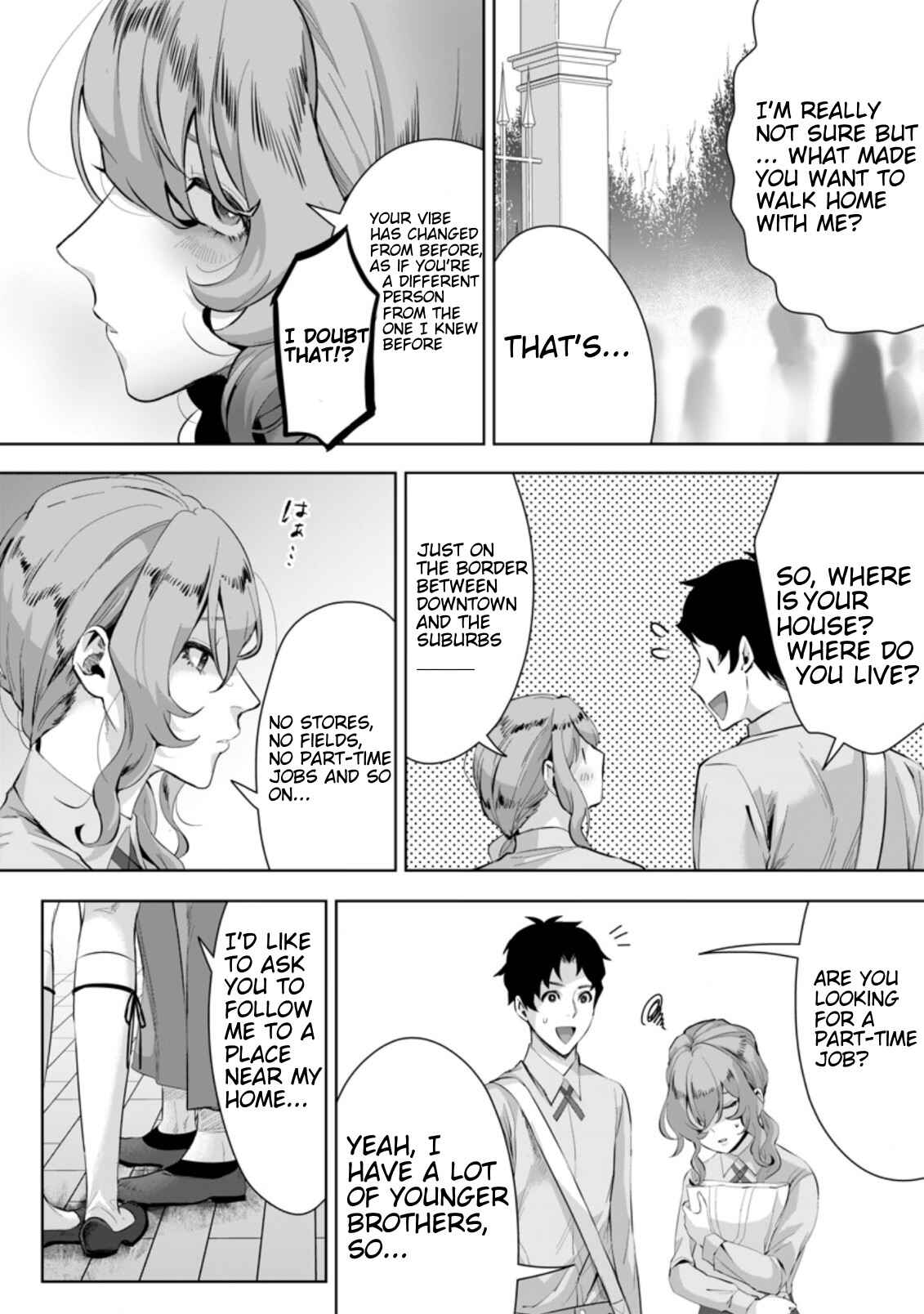 Page 5 Chapter 4.1 Gakuen Mono no Otome Game no Sekai ni Tensei Shita kedo, Cheat-mochi no Haikei Danshi Seito datta you desu