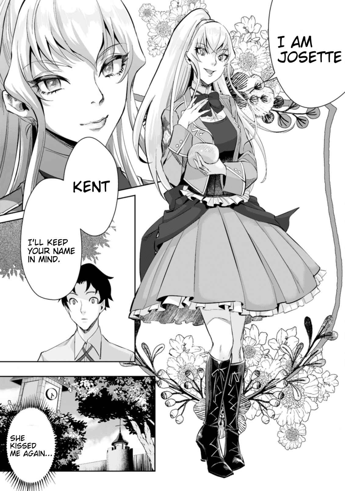 Page 8 Chapter 2.1 Gakuen Mono no Otome Game no Sekai ni Tensei Shita kedo, Cheat-mochi no Haikei Danshi Seito datta you desu
