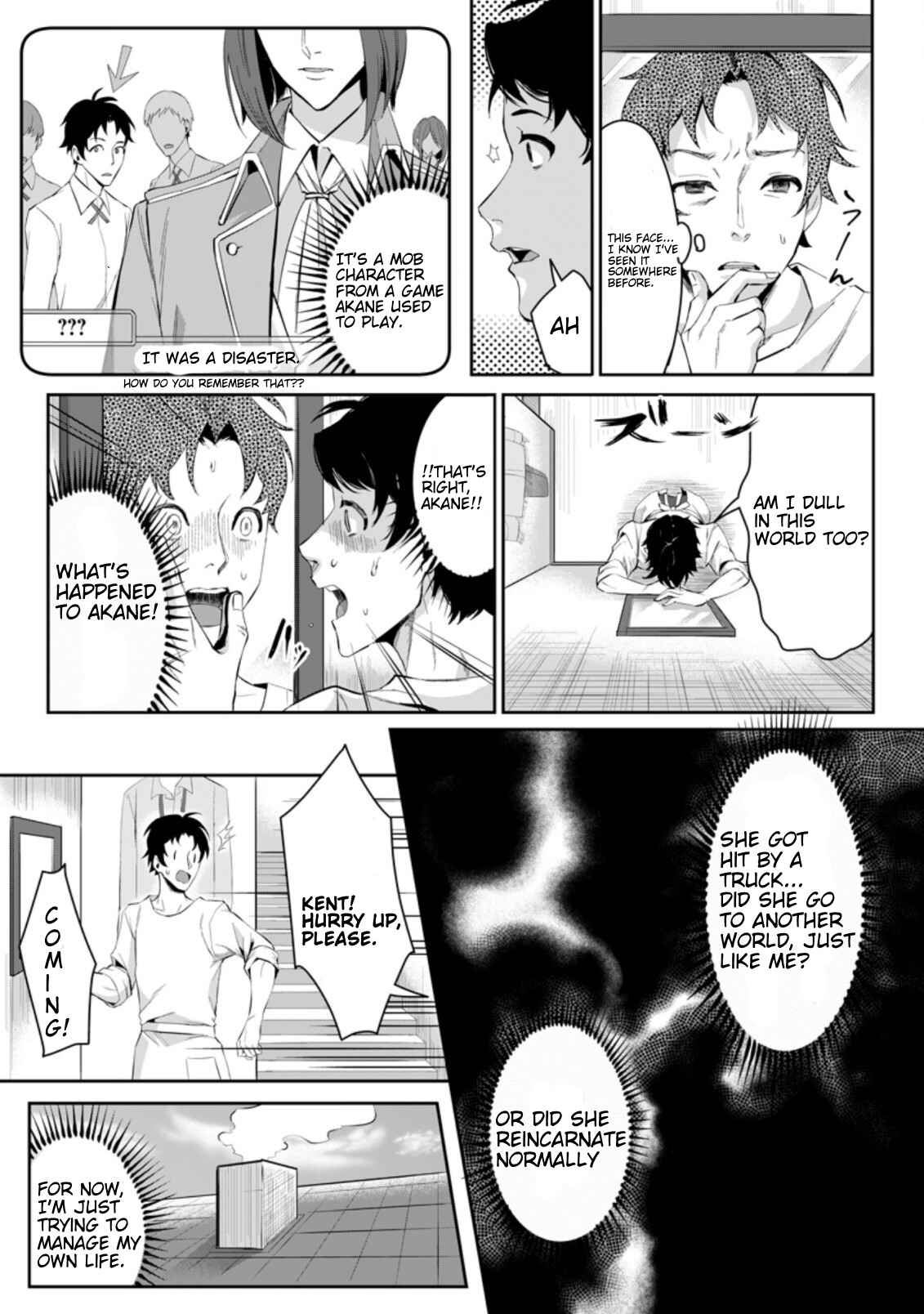 Page 2 Chapter 1.2 Gakuen Mono no Otome Game no Sekai ni Tensei Shita kedo, Cheat-mochi no Haikei Danshi Seito datta you desu