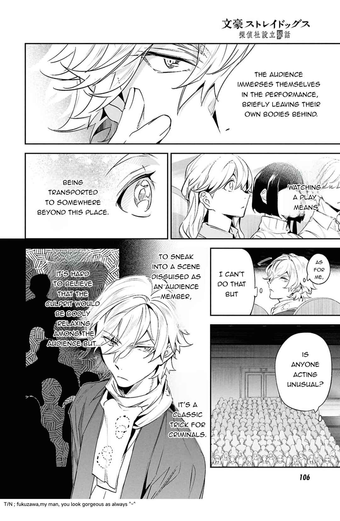 Page 17 Chapter 7 Bungou Stray Dogs - Tantei-sha Setsuritsu Hiwa?