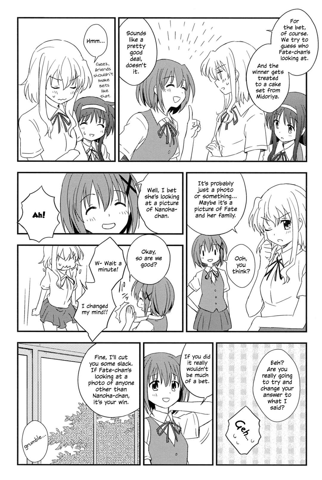Page 7 Chapter Unknown_7487 Mahou Shoujo Lyrical Nanoha - Afternoon Tea ni wa Bitter Cake o (doujinshi)