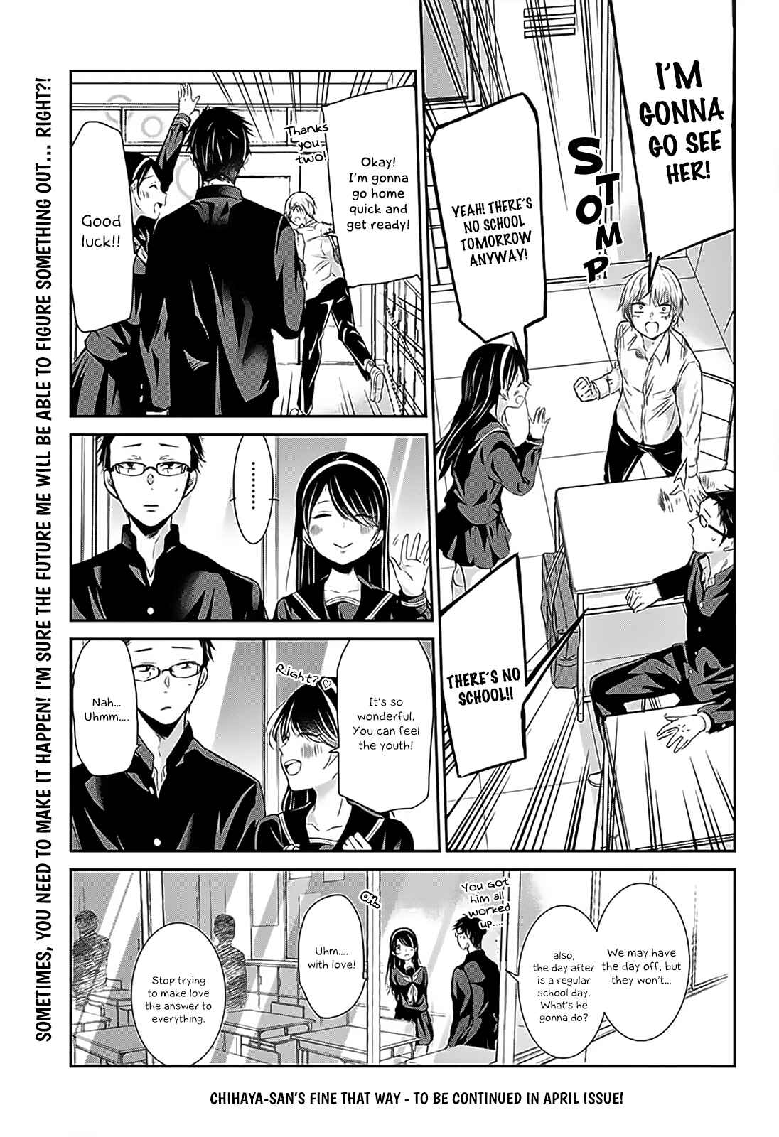 Page 8 Chapter 65 Chihaya-sans Fine that Way