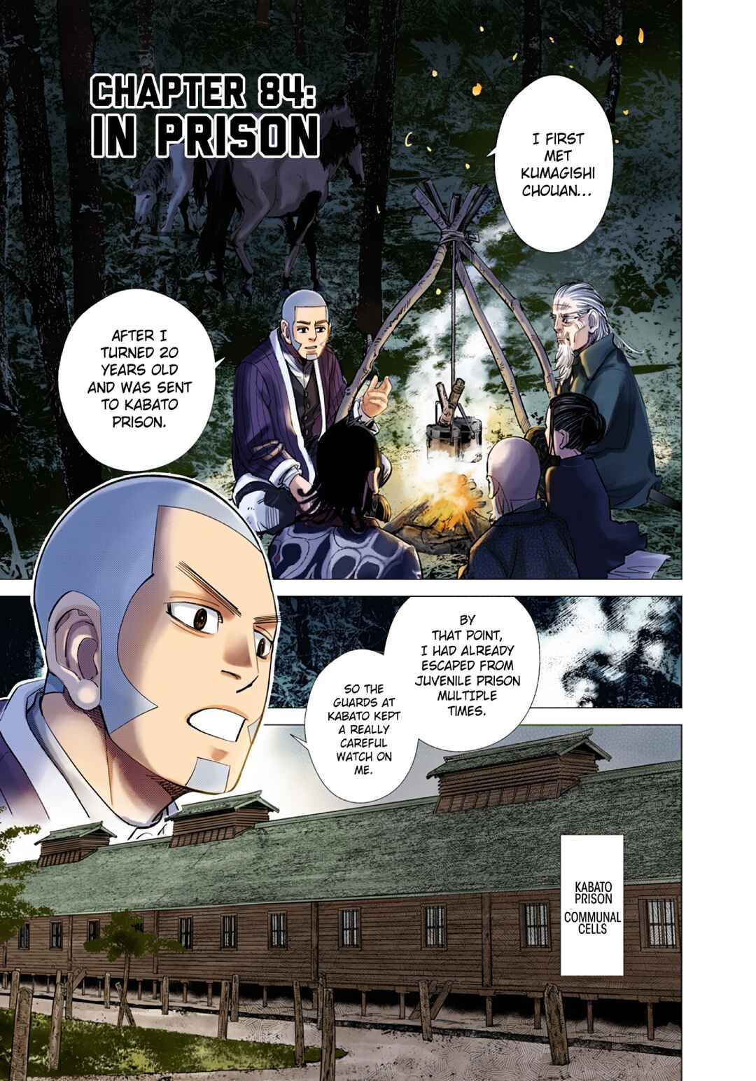 Page 1 Chapter 84 Golden Kamuy (Official Colored)