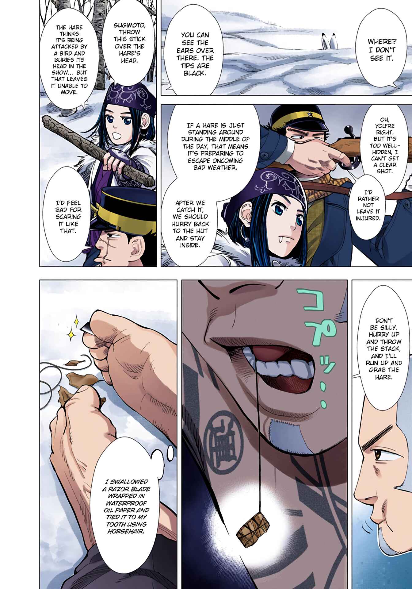 Page 12 Chapter 6 Golden Kamuy (Official Colored)
