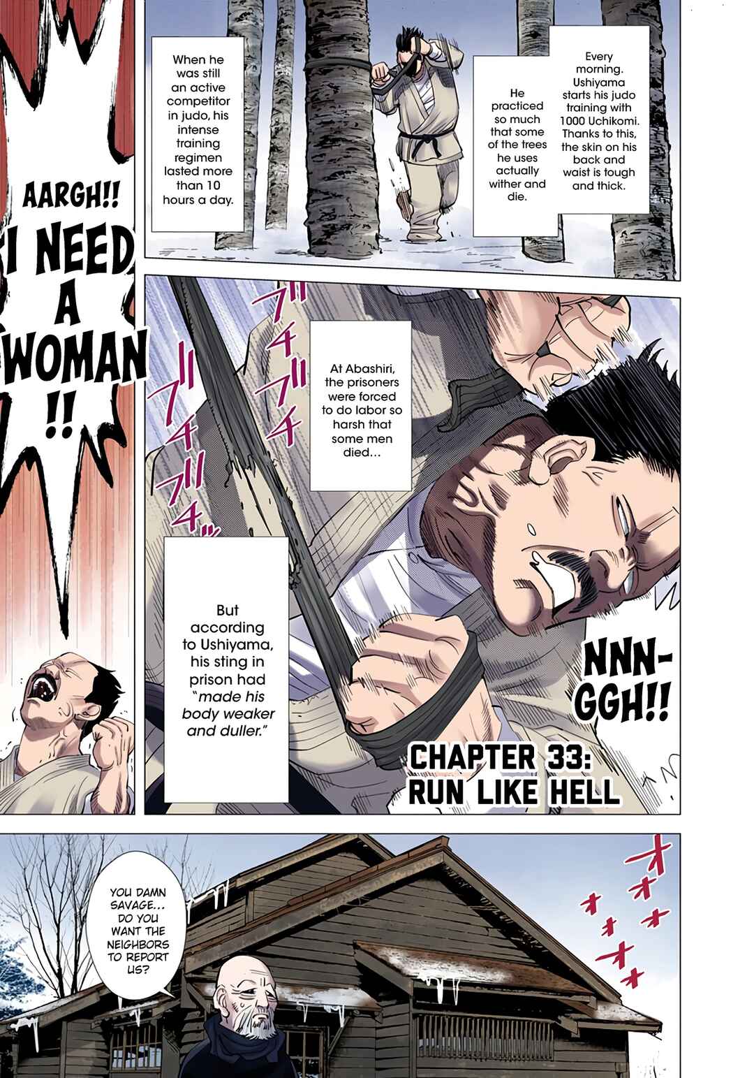 Page 1 Chapter 33 Golden Kamuy (Official Colored)