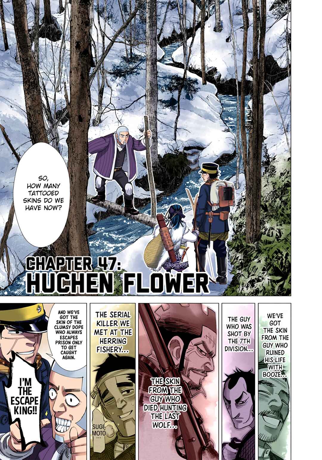 Page 1 Chapter 47 Golden Kamuy (Official Colored)