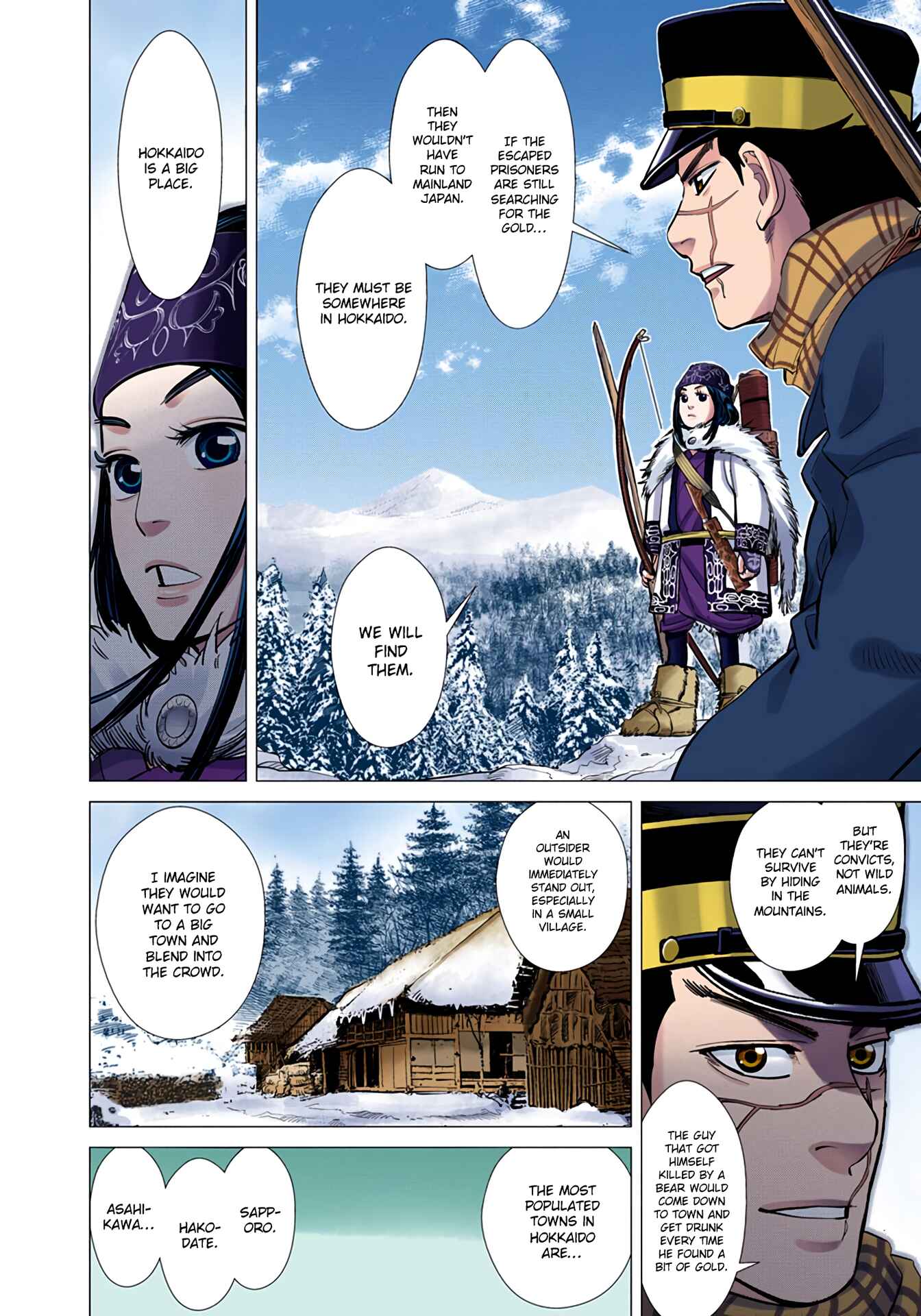 Page 4 Chapter 3 Golden Kamuy (Official Colored)