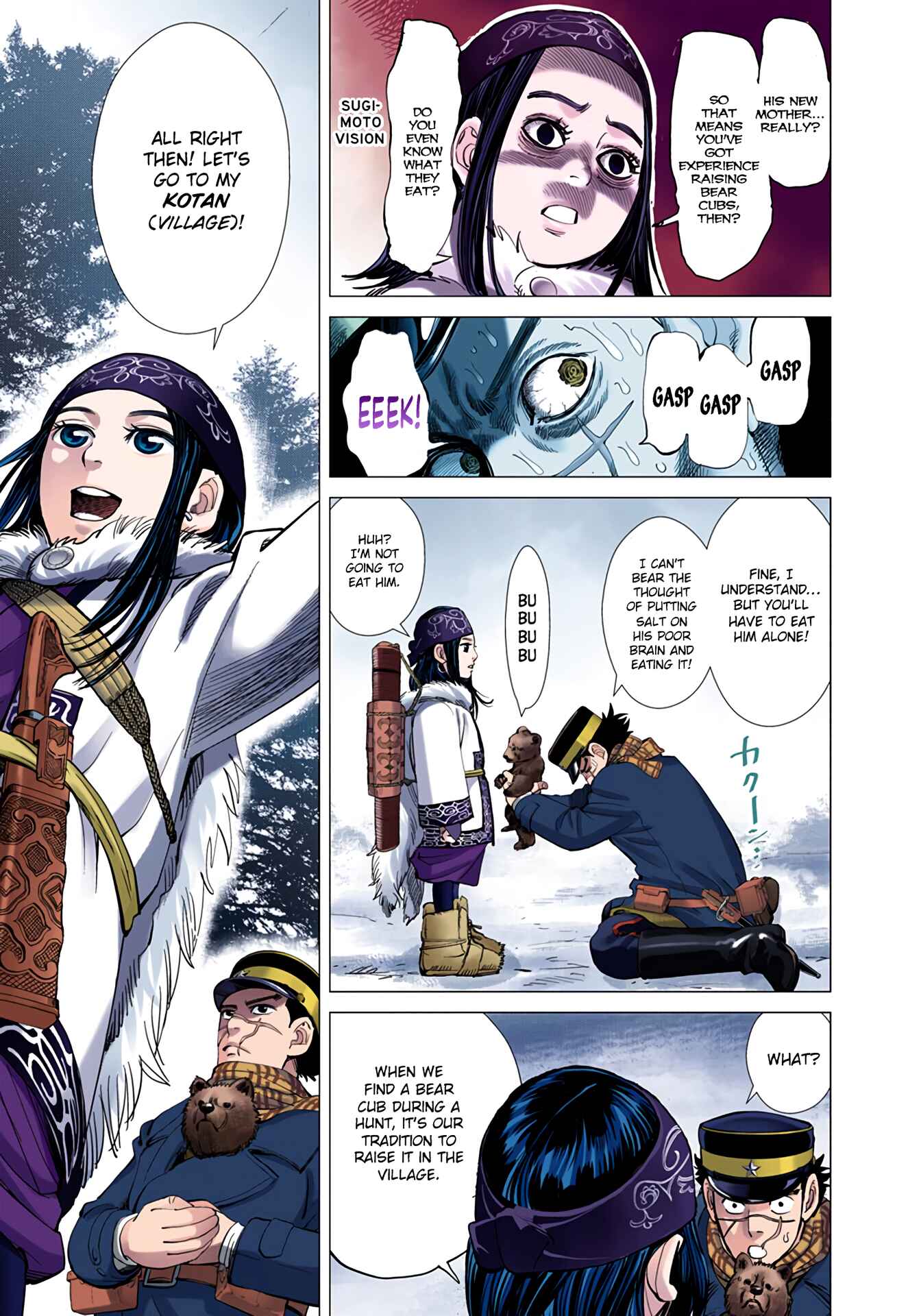 Page 9 Chapter 11 Golden Kamuy (Official Colored)