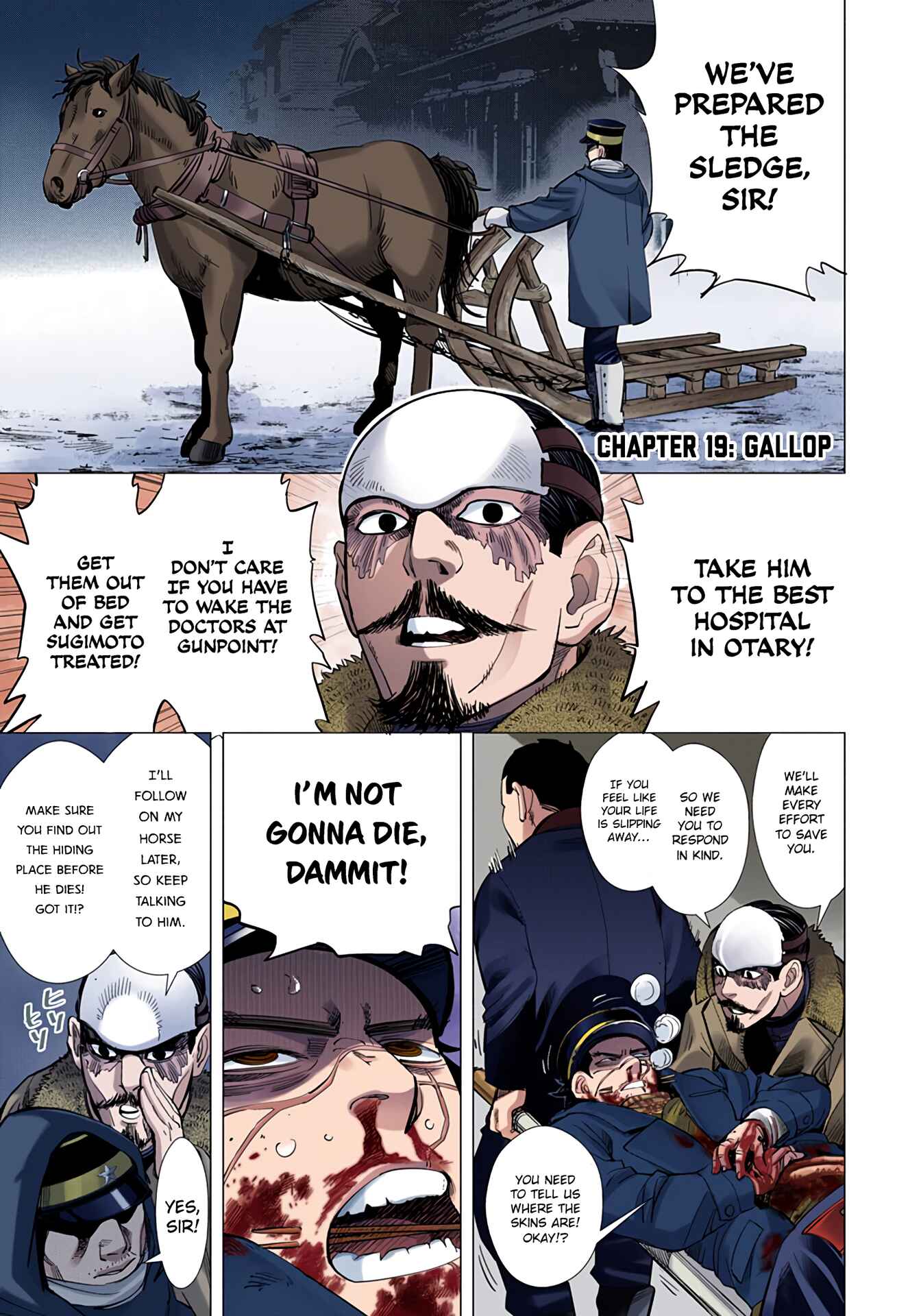 Page 1 Chapter 19 Golden Kamuy (Official Colored)