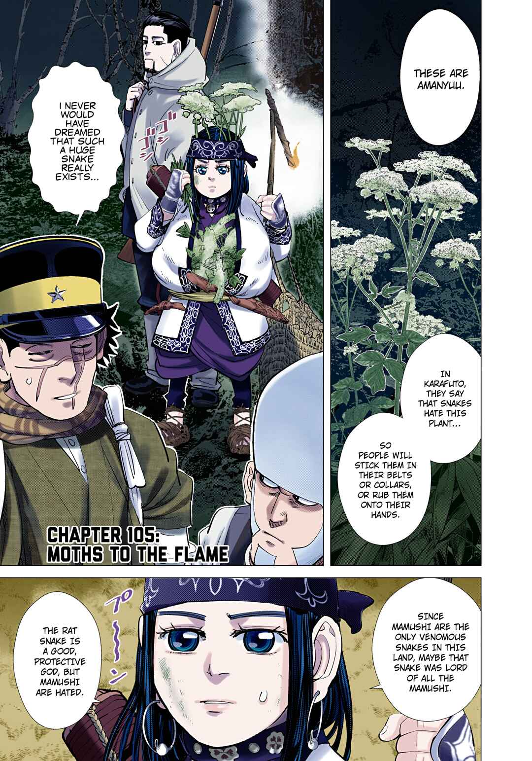 Page 1 Chapter 105 Golden Kamuy (Official Colored)