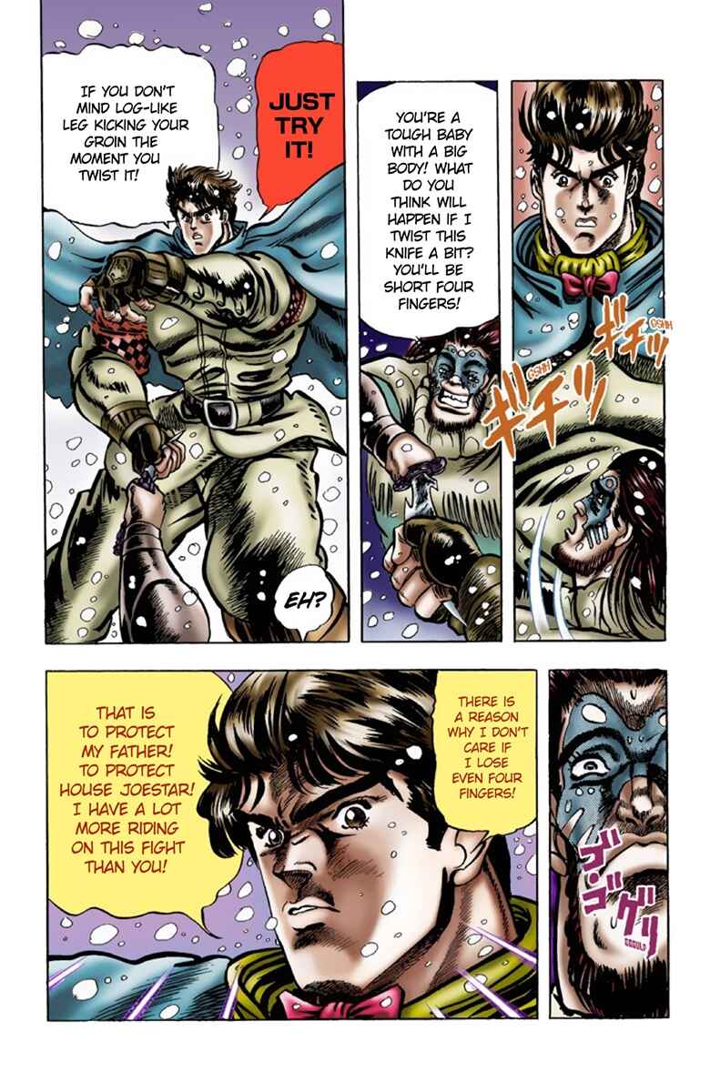 Page 19 Chapter 8 JoJos Bizarre Adventure, Part 1: Phantom Blood (Official Colored)