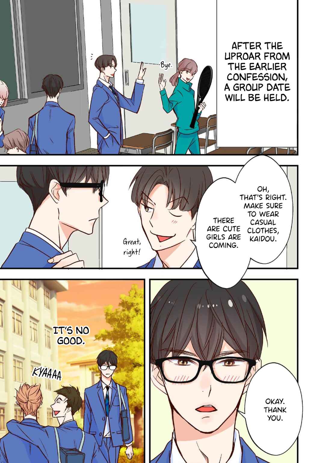 Page 4 Chapter 13 Tomodachi Nano ni Kiss o Shita