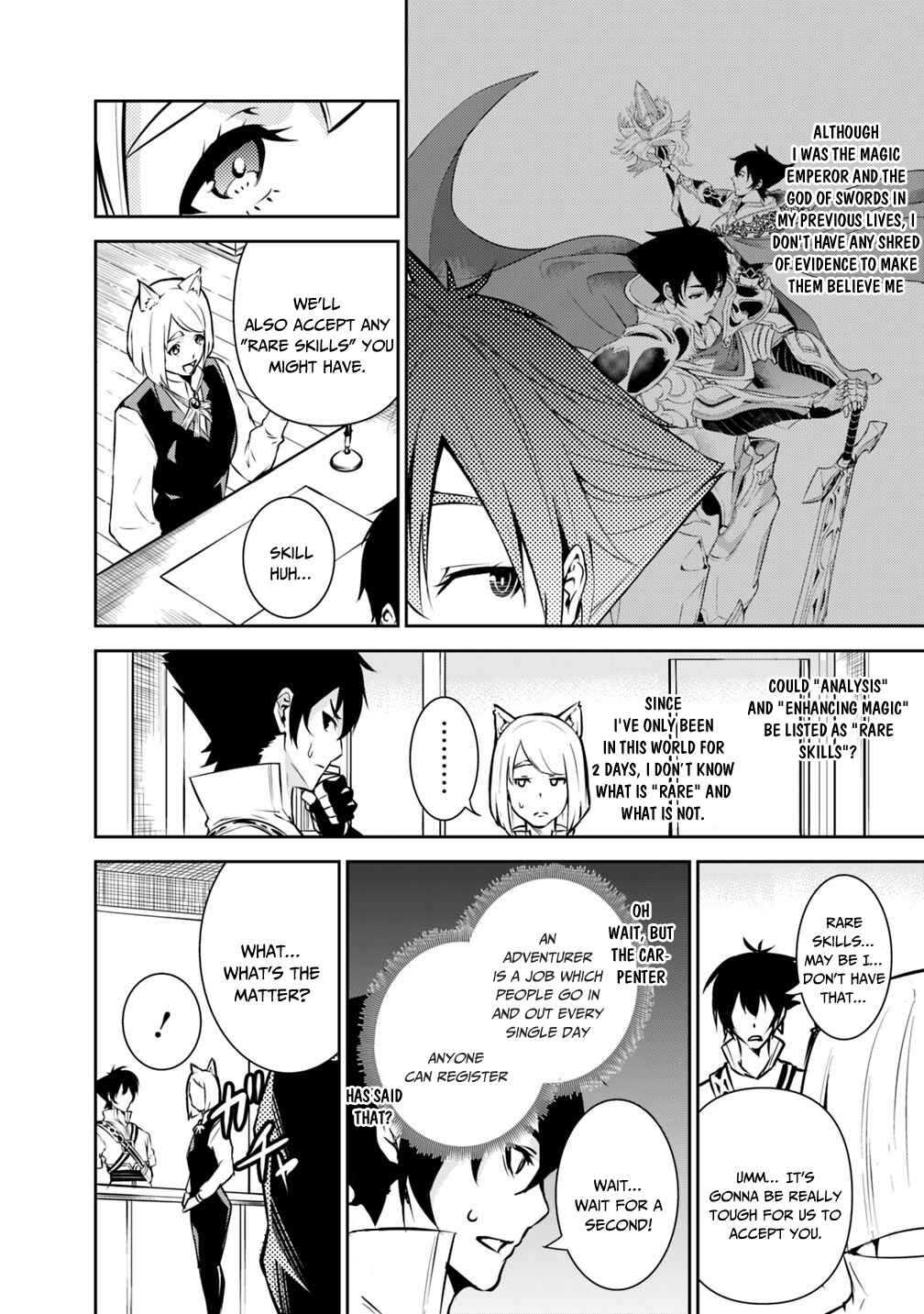 Page 8 Chapter 7 Shijou Saikyou no Mahou Kenshi, F Rank Boukensha ni Tensei Suru ~Kensei to Matei, 2 Tsu no Zense wo motta Otoko no Eiyuutan~