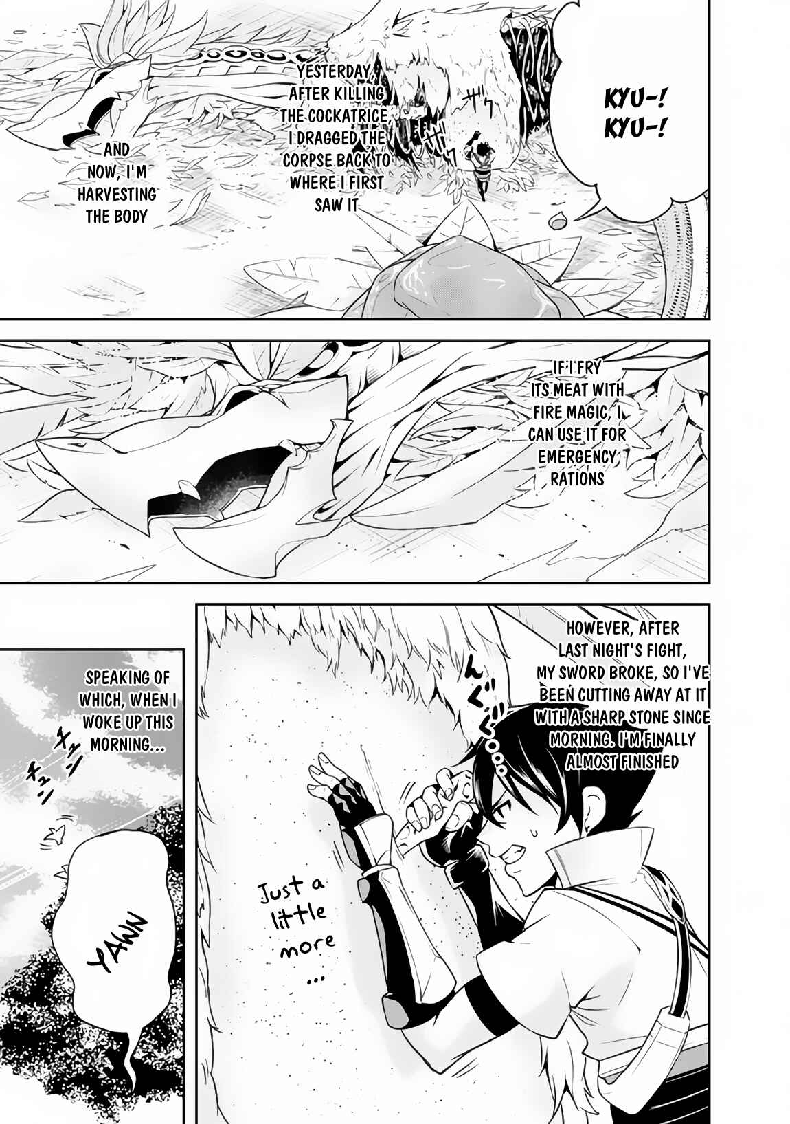 Page 4 Chapter 4 Shijou Saikyou no Mahou Kenshi, F Rank Boukensha ni Tensei Suru ~Kensei to Matei, 2 Tsu no Zense wo motta Otoko no Eiyuutan~