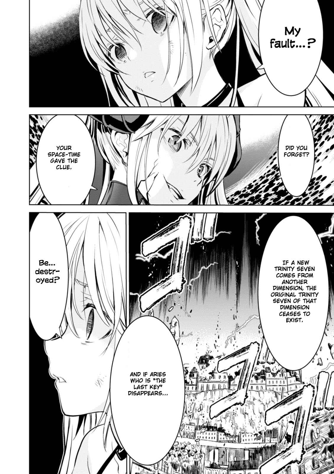Page 22 Chapter 5 Trinity Seven: Liese Chronicle