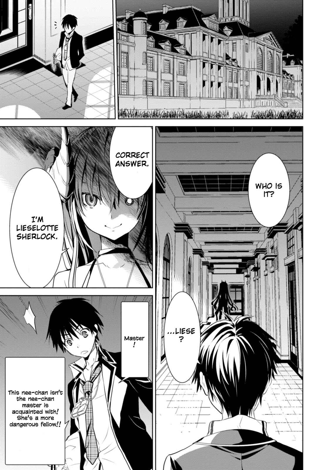 Page 20 Chapter 4 Trinity Seven: Liese Chronicle