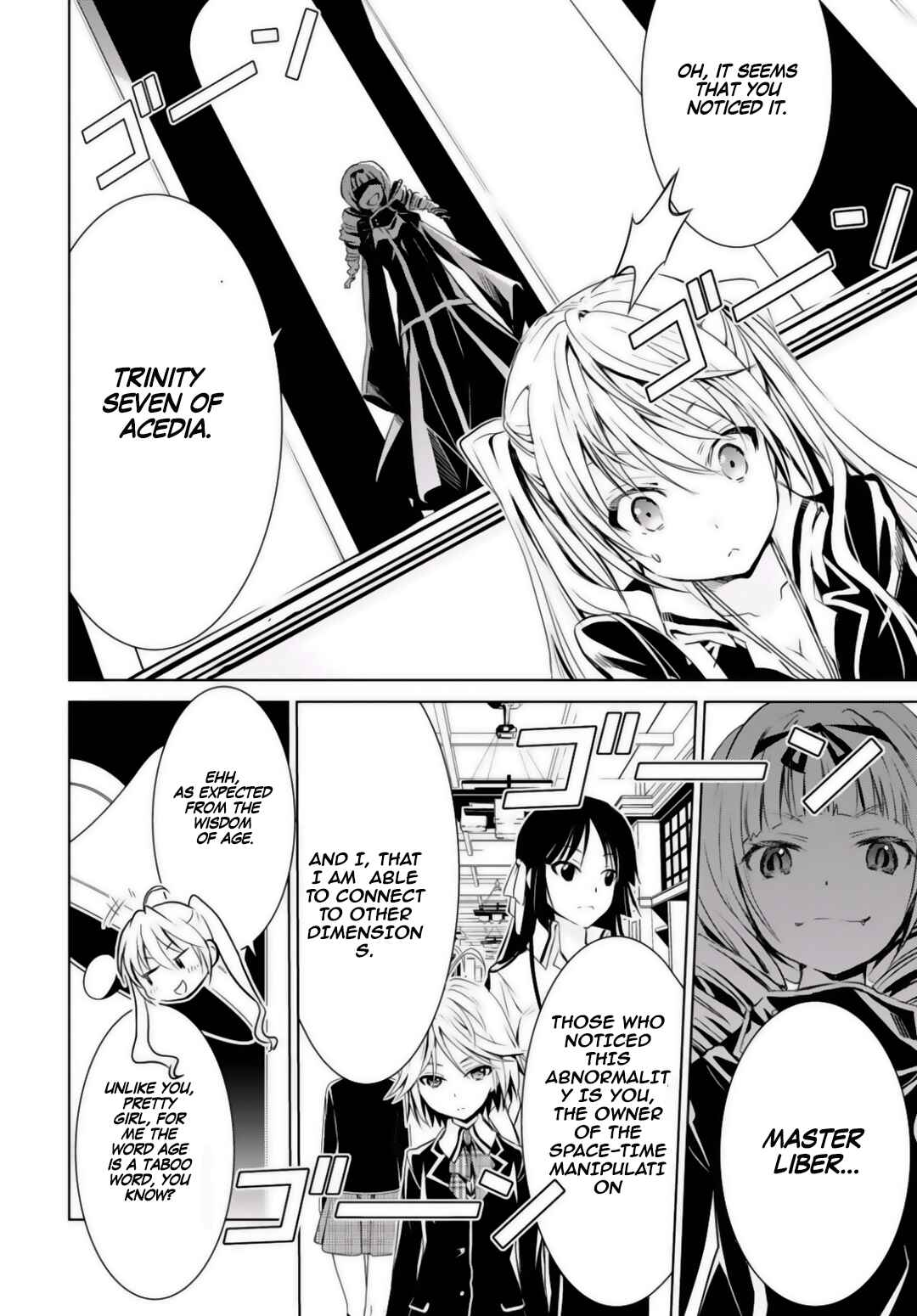 Page 10 Chapter 1.1 Trinity Seven: Liese Chronicle