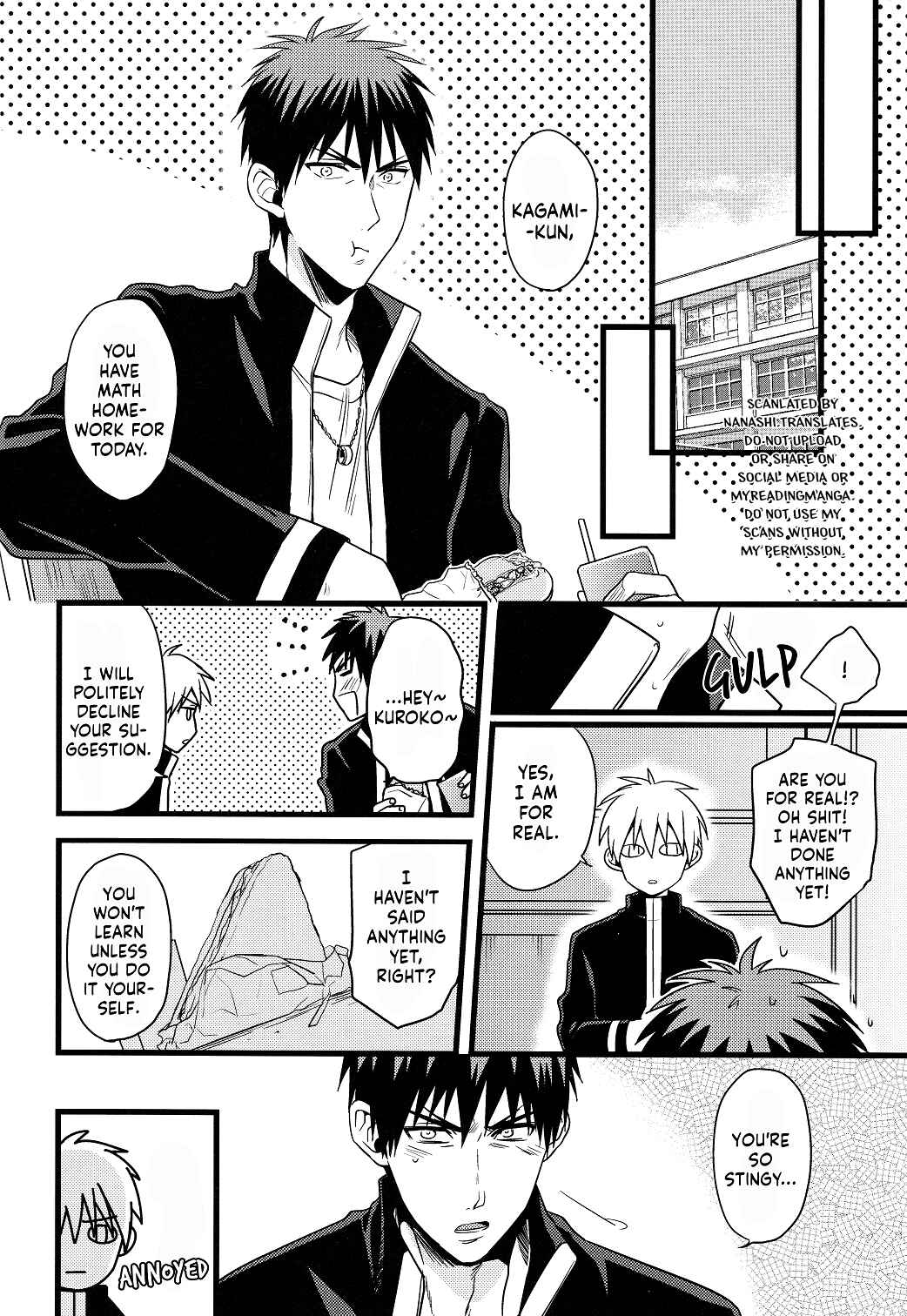 Page 16 Chapter Unknown_53fd Kuroko no Basket - Sadistic Melancholy (Doujinshi)