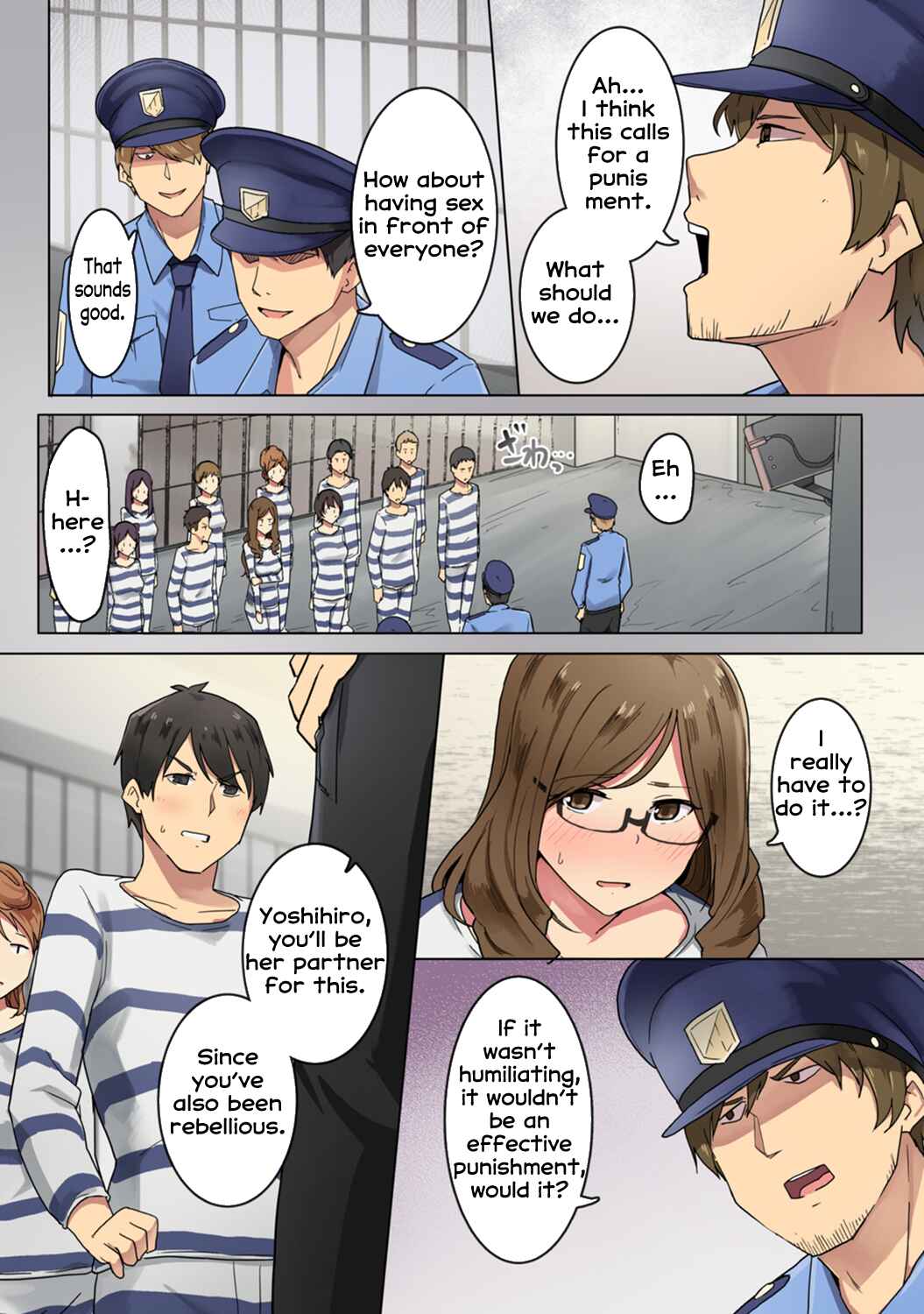 Page 4 Chapter 3 Kangoku Zemi Kanshu ni Zettai Fukujuu o Shiirarete