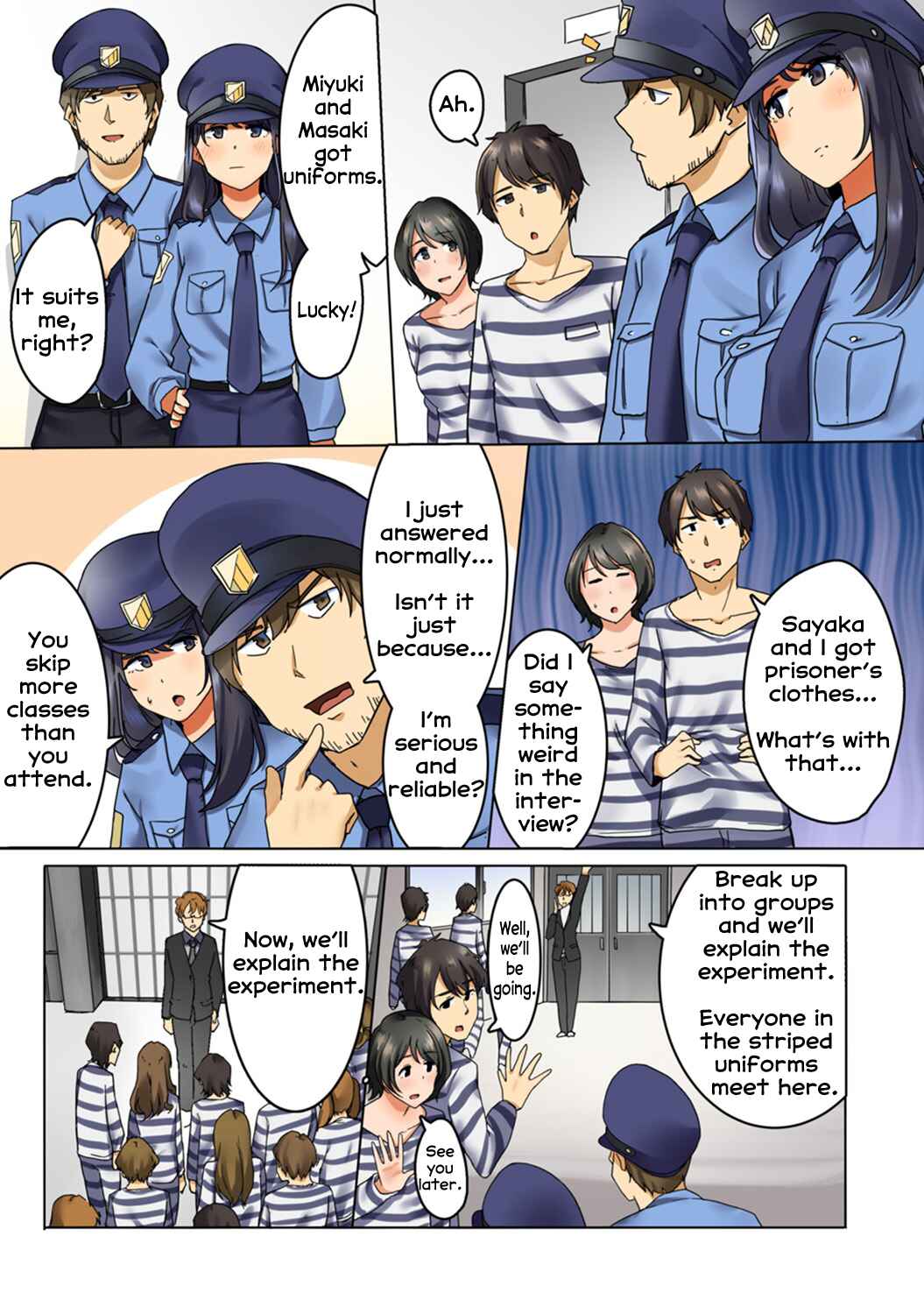 Page 4 Chapter 1 Kangoku Zemi Kanshu ni Zettai Fukujuu o Shiirarete
