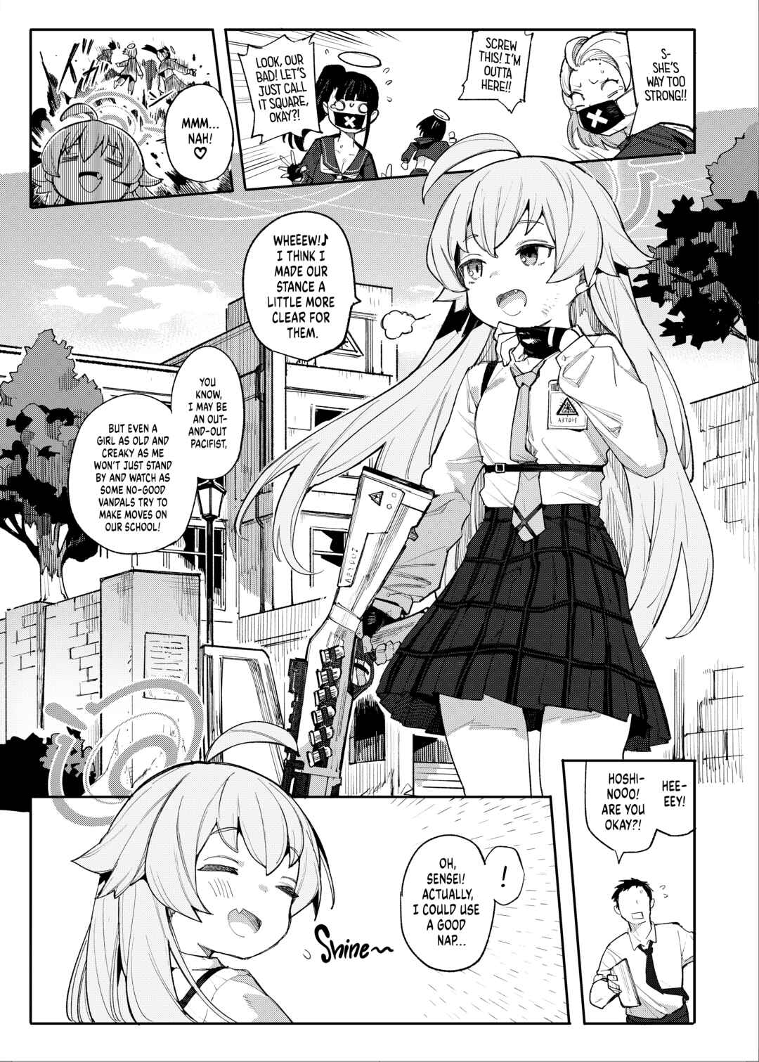 Page 2 Chapter Unknown_128d Blue Archive - Hoshino Wants To Be Doted On, Too!