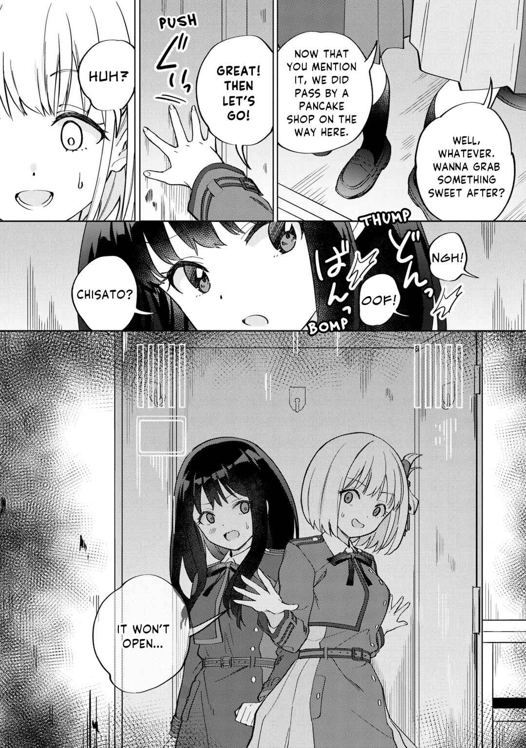 Page 2 Chapter 4 Lycoris Recoil: Koushiki Comic Anthology - Repeat