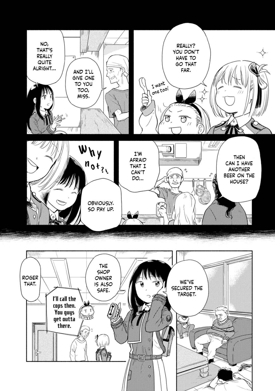 Page 6 Chapter 8 Lycoris Recoil: Koushiki Comic Anthology - Repeat