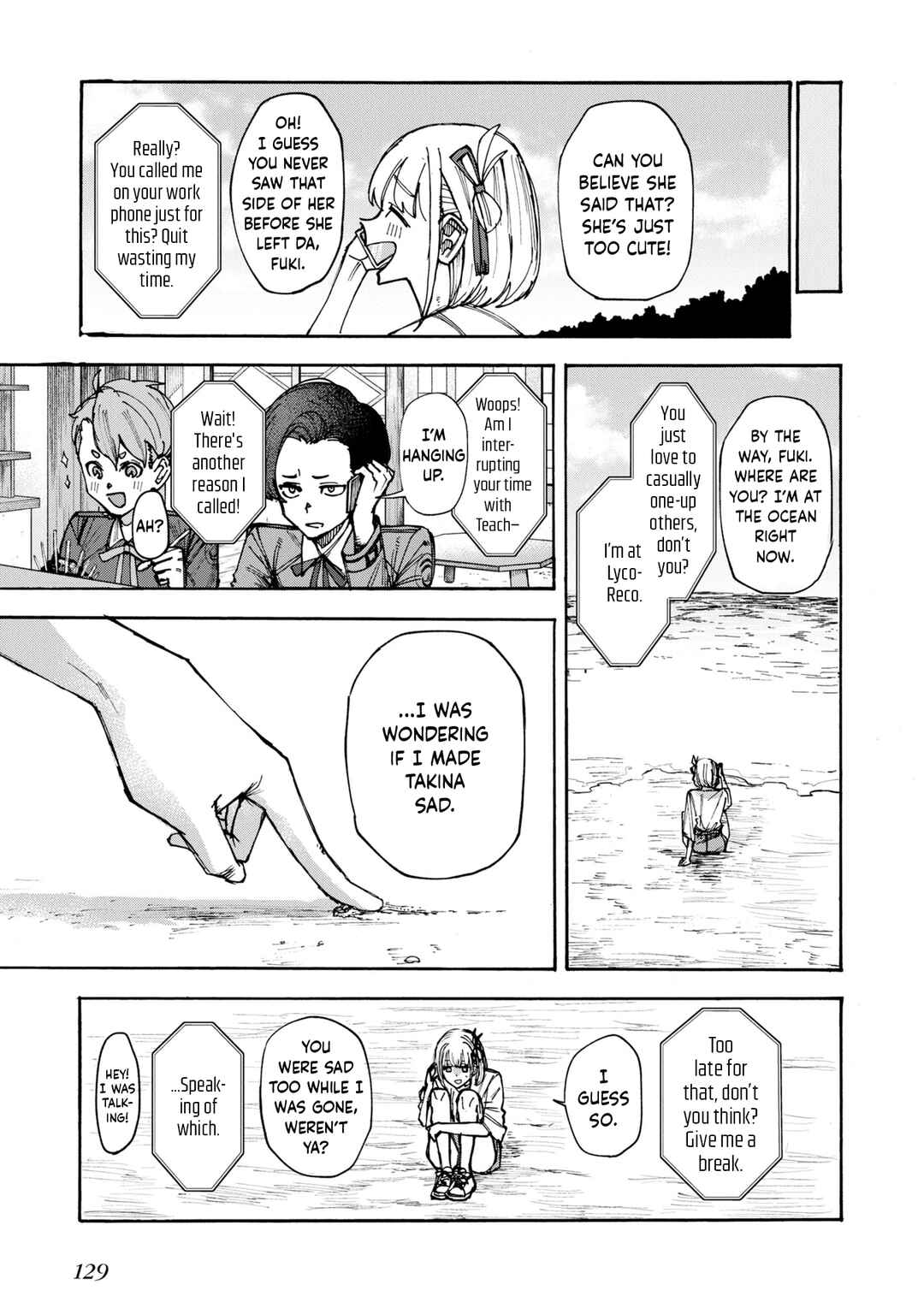 Page 3 Chapter 13 Lycoris Recoil: Koushiki Comic Anthology - Repeat