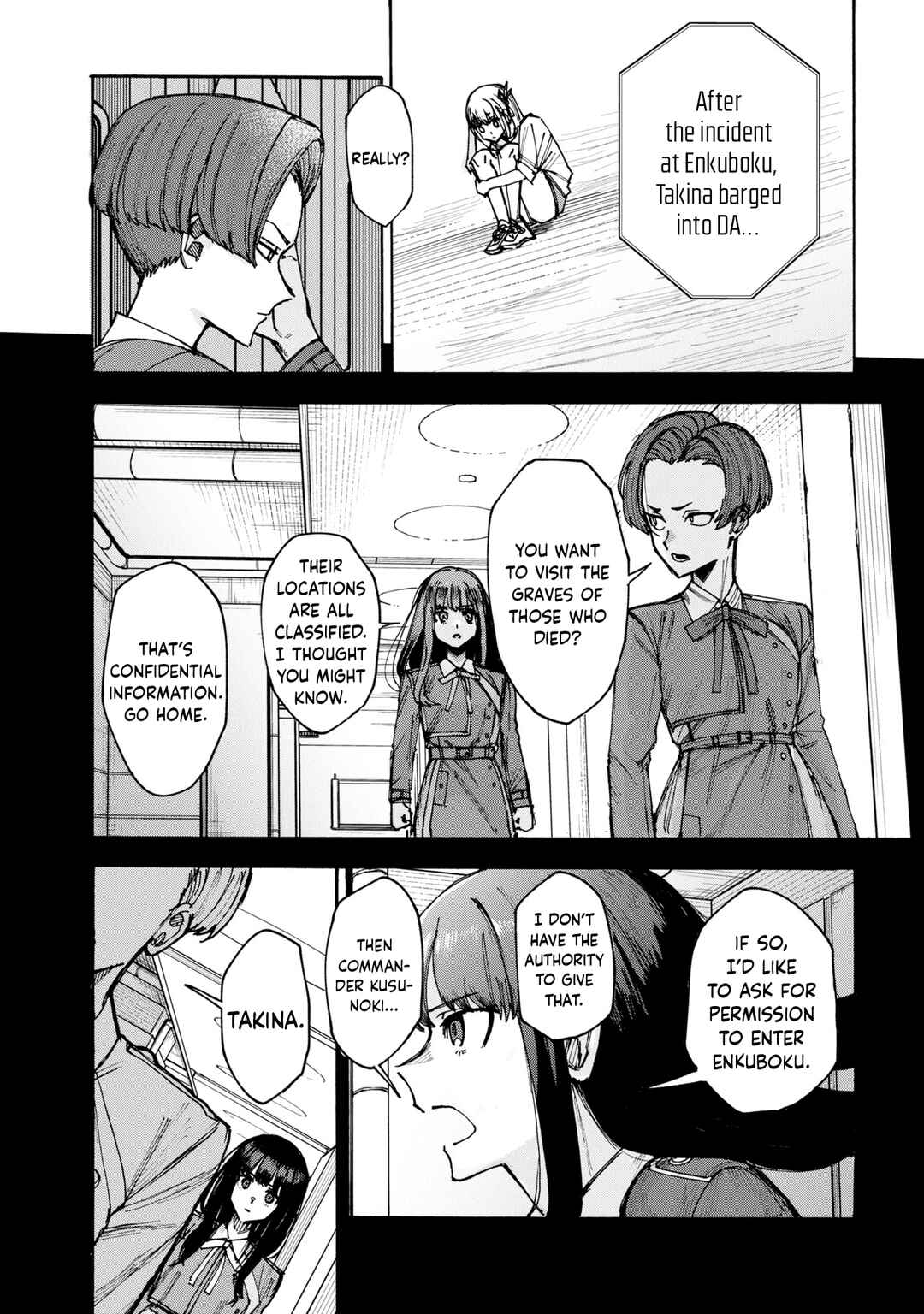 Page 4 Chapter 13 Lycoris Recoil: Koushiki Comic Anthology - Repeat