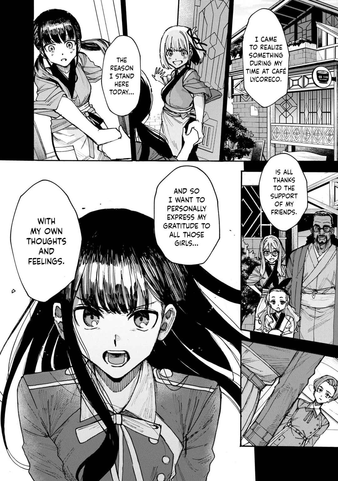 Page 6 Chapter 13 Lycoris Recoil: Koushiki Comic Anthology - Repeat
