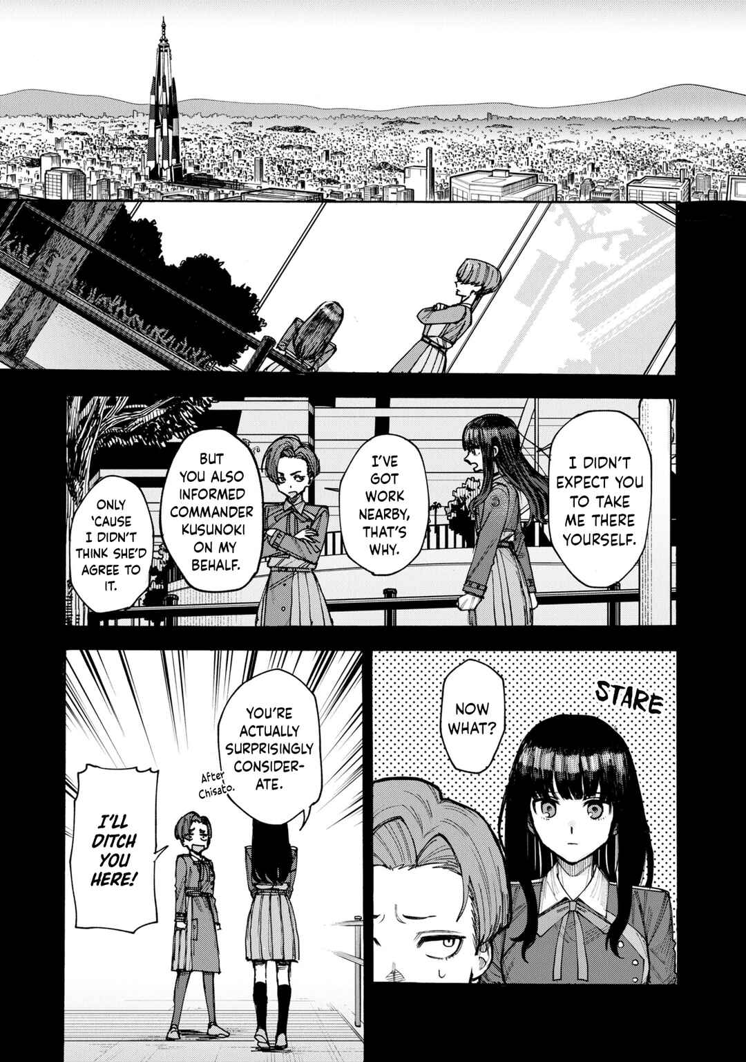 Page 7 Chapter 13 Lycoris Recoil: Koushiki Comic Anthology - Repeat