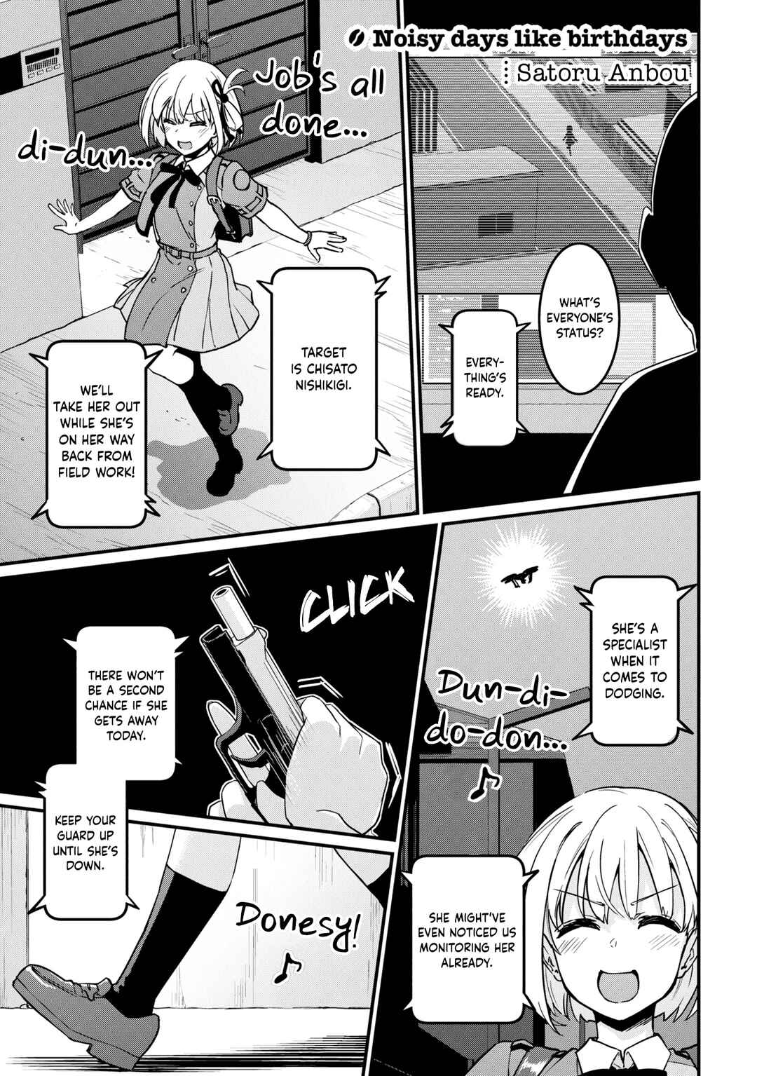 Page 1 Chapter 5 Lycoris Recoil: Koushiki Comic Anthology - Repeat