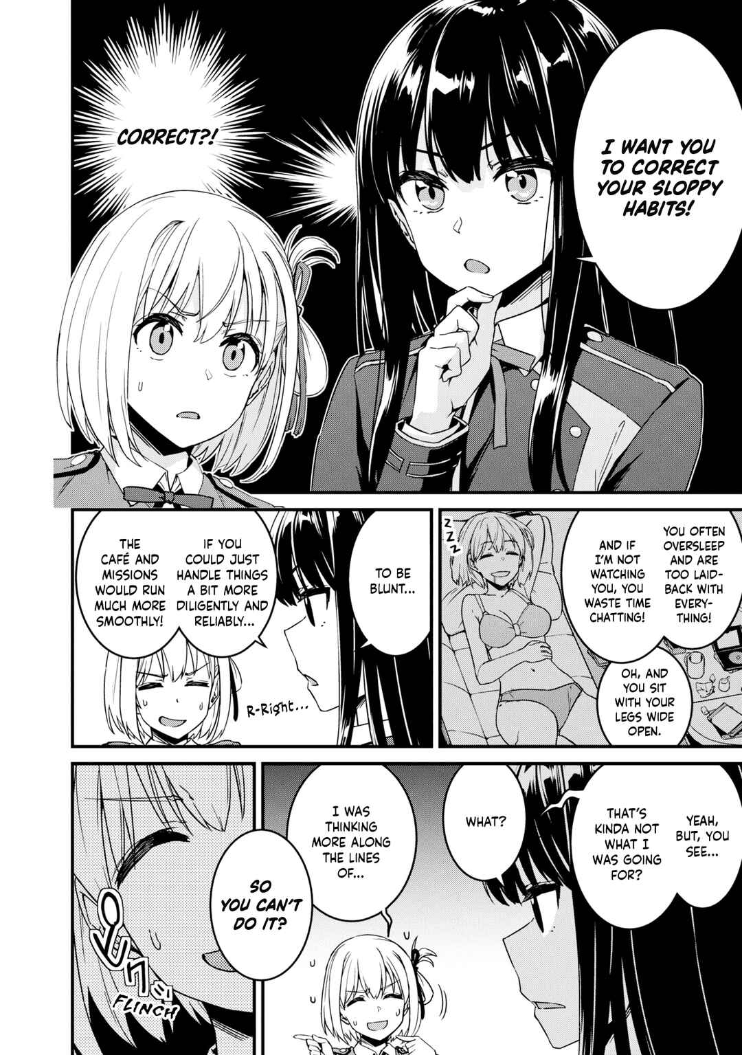Page 2 Chapter 14 Lycoris Recoil: Koushiki Comic Anthology - Repeat