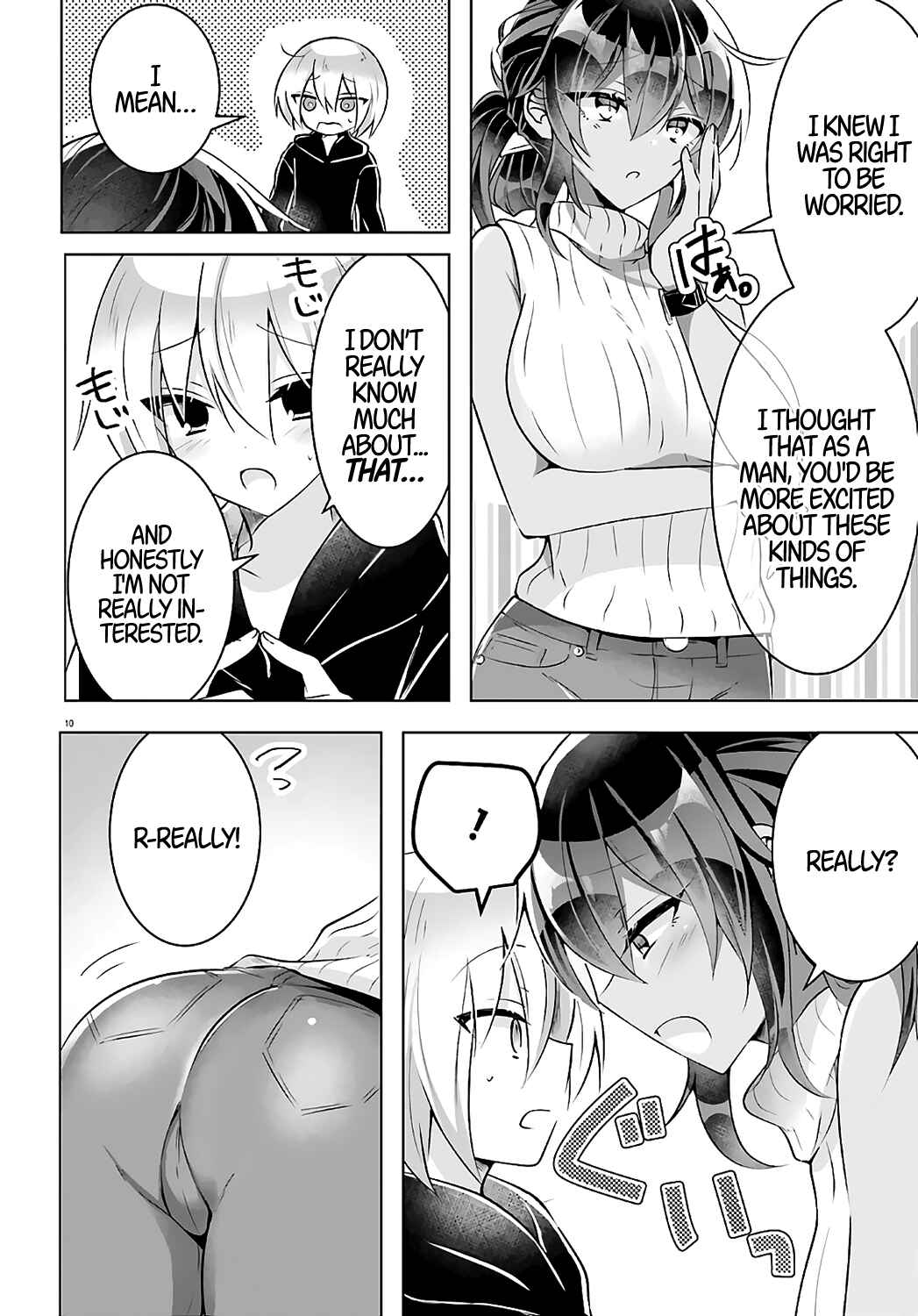Page 10 Chapter 3 Kasshoku Henshuu-san to Shota Mangaka