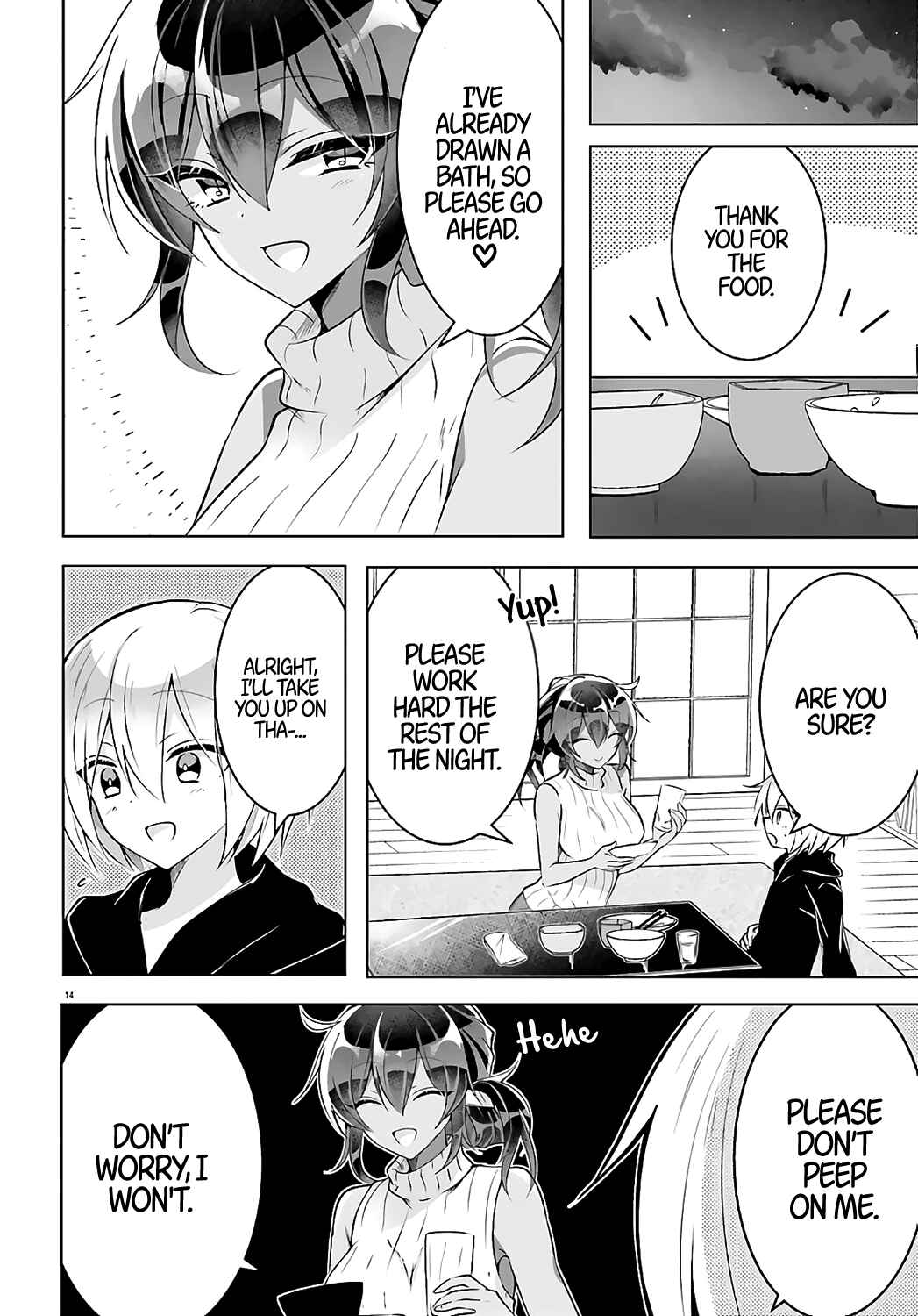 Page 14 Chapter 3 Kasshoku Henshuu-san to Shota Mangaka