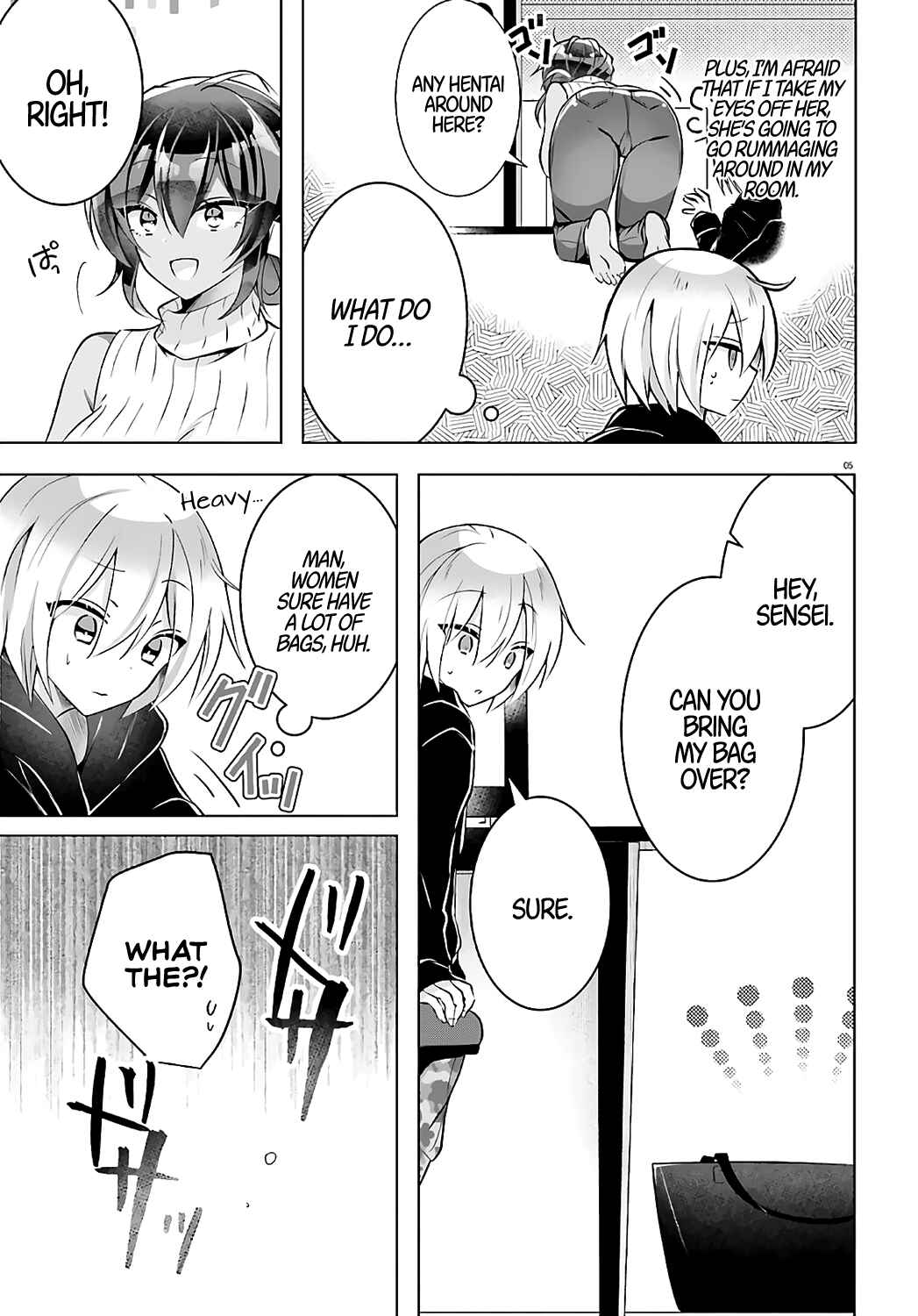 Page 5 Chapter 3 Kasshoku Henshuu-san to Shota Mangaka