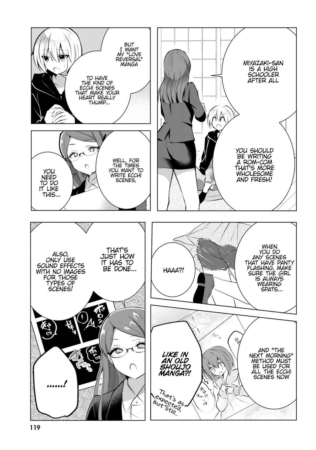 Page 8 Chapter 20 Kasshoku Henshuu-san to Shota Mangaka