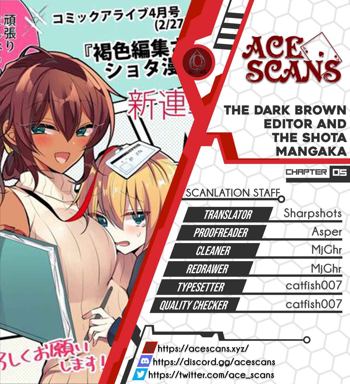 Page 1 Chapter 5 Kasshoku Henshuu-san to Shota Mangaka