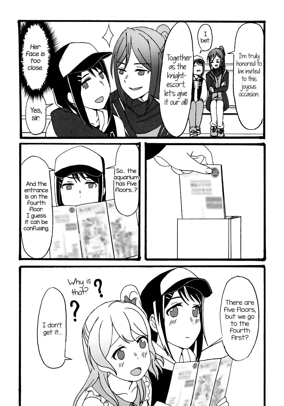 Page 13 Chapter Unknown_fff9 BanG Dream! - Jellyfish, Cafe, and Aquarium (Doujinshi)