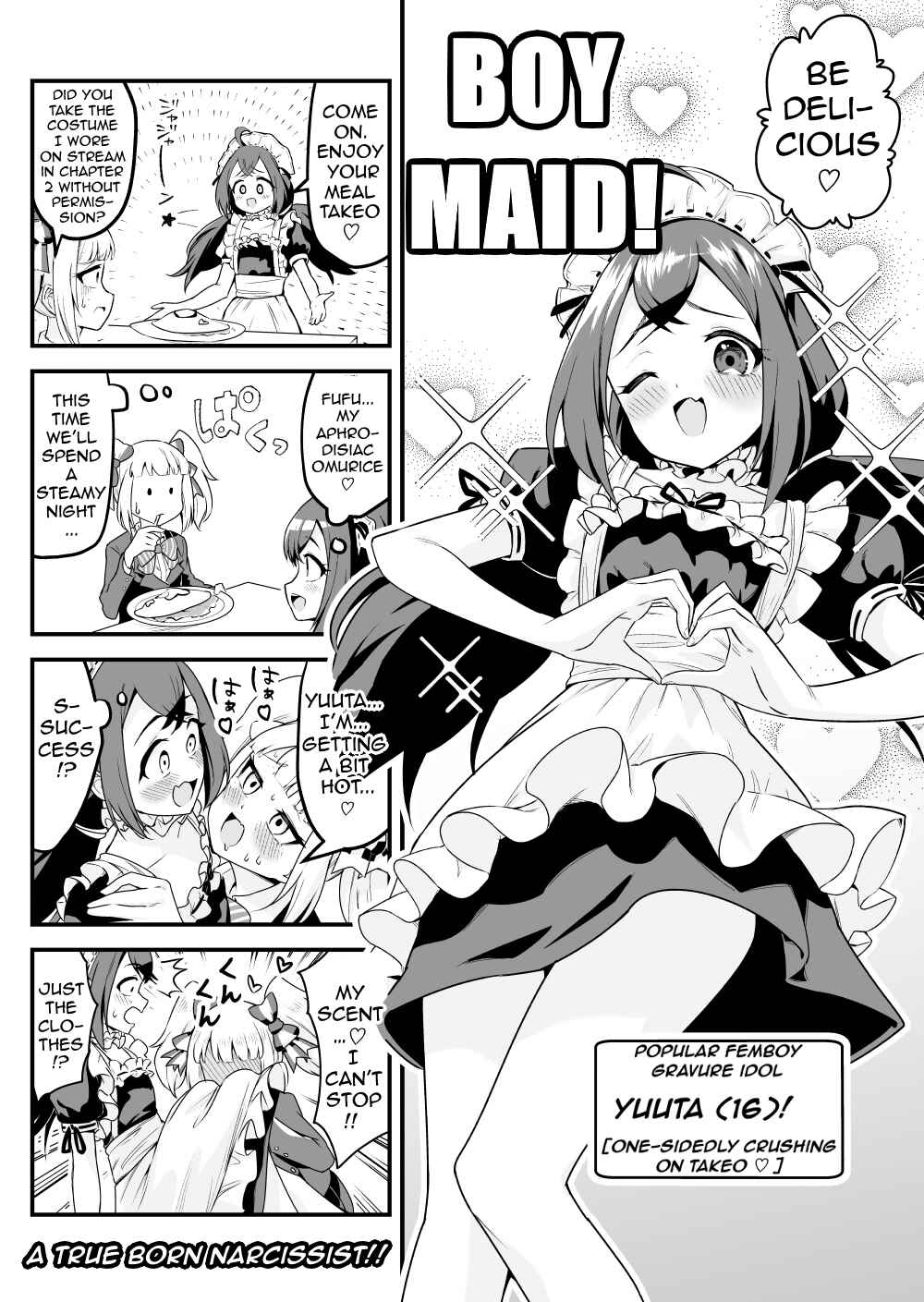 Page 1 Chapter 94 Densetsu no Otokonoko Mokkori Haishinsha
