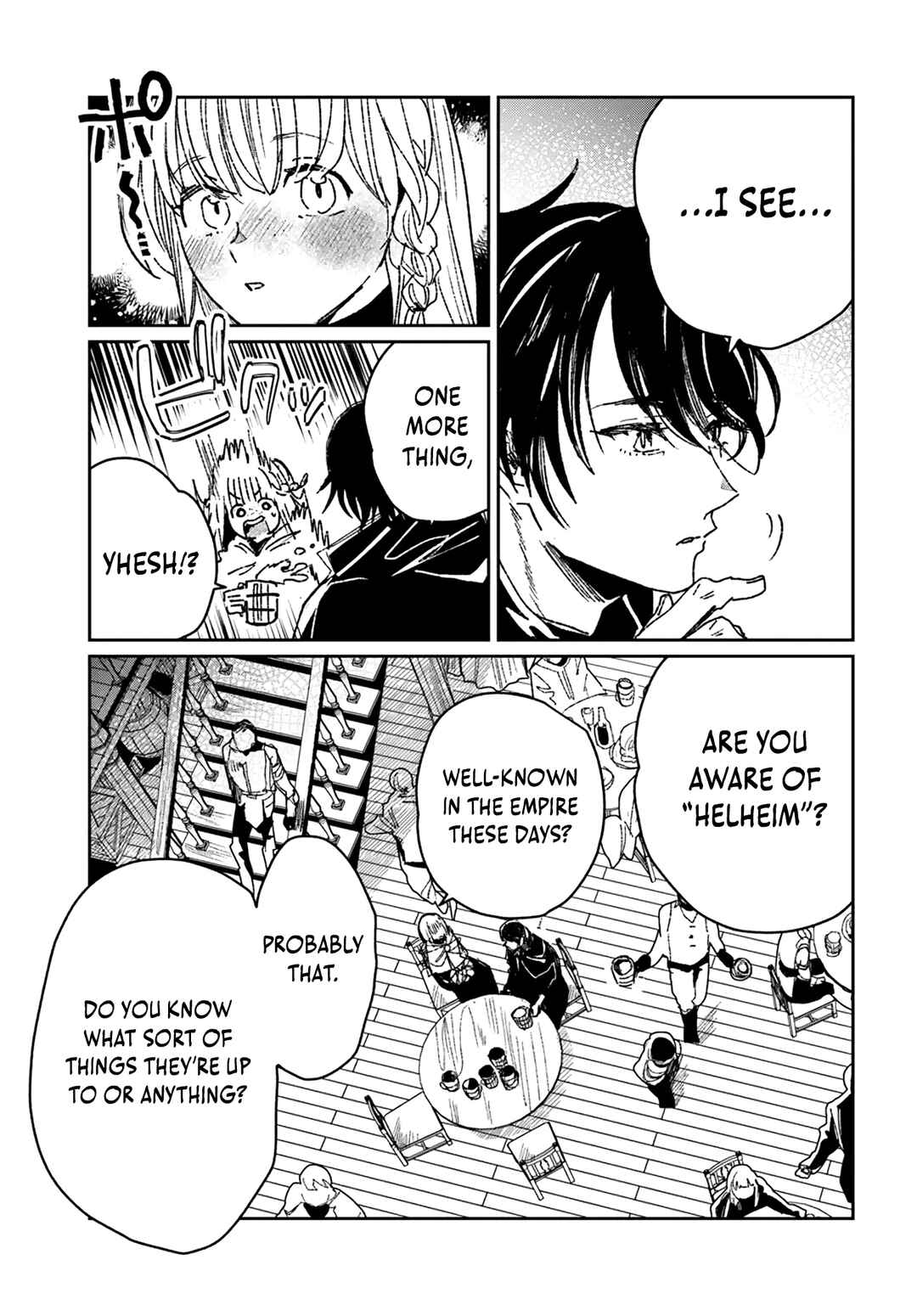 Page 4 Chapter 4.2 Shio no Kikan ~Moto Yuusha no Ore, Jibun ga Soshiki Shita Chuunibyou Himitsu Kessha wo Tomeru Tame ni Futatabi Isekai ni Shoukan Sarete Shimau~