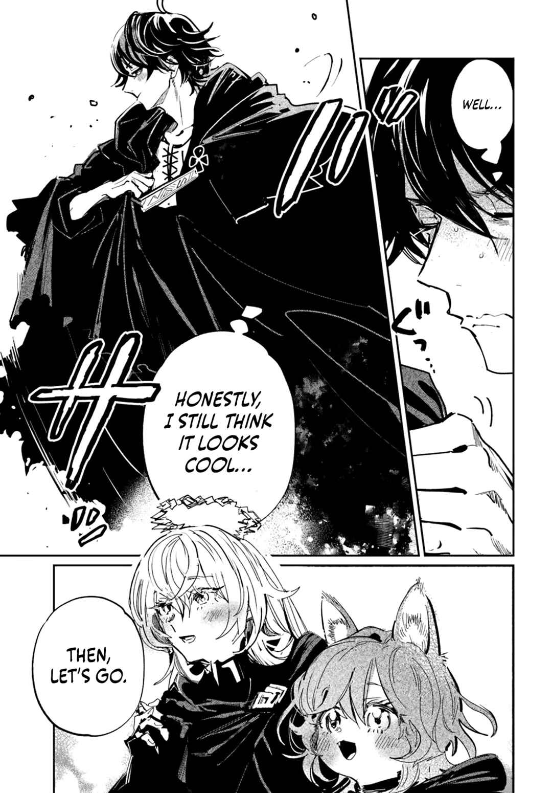Page 13 Chapter 2.2 Shio no Kikan ~Moto Yuusha no Ore, Jibun ga Soshiki Shita Chuunibyou Himitsu Kessha wo Tomeru Tame ni Futatabi Isekai ni Shoukan Sarete Shimau~