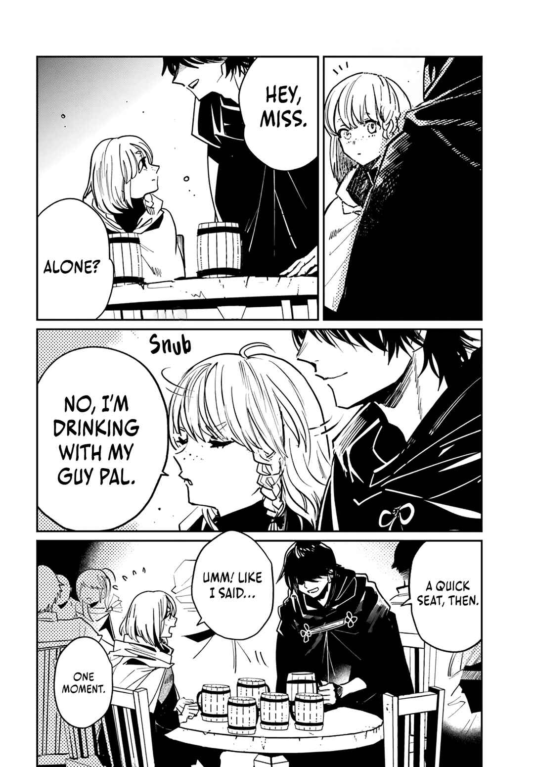 Page 8 Chapter 3.2 Shio no Kikan ~Moto Yuusha no Ore, Jibun ga Soshiki Shita Chuunibyou Himitsu Kessha wo Tomeru Tame ni Futatabi Isekai ni Shoukan Sarete Shimau~