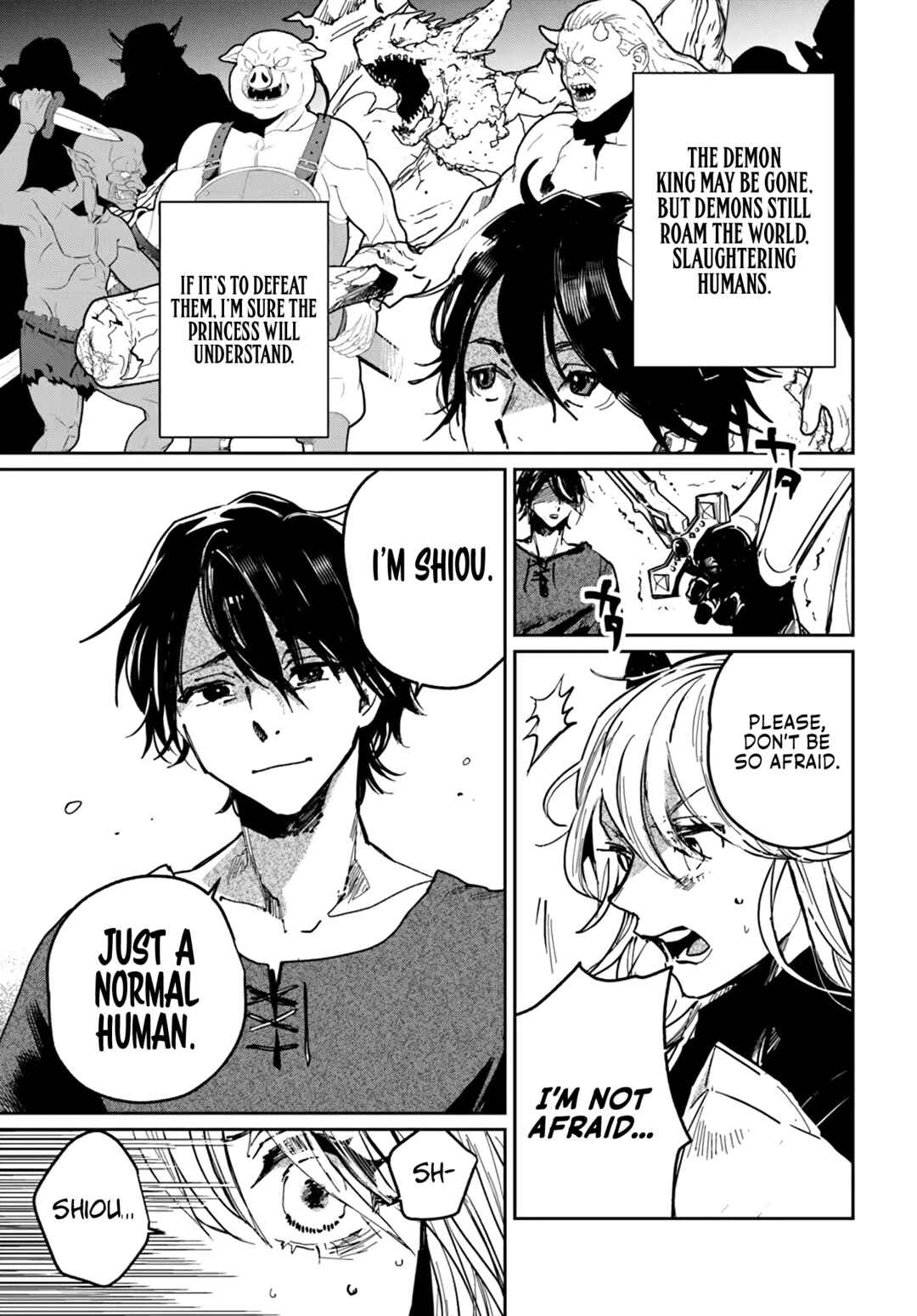 Page 15 Chapter 2.1 Shio no Kikan ~Moto Yuusha no Ore, Jibun ga Soshiki Shita Chuunibyou Himitsu Kessha wo Tomeru Tame ni Futatabi Isekai ni Shoukan Sarete Shimau~